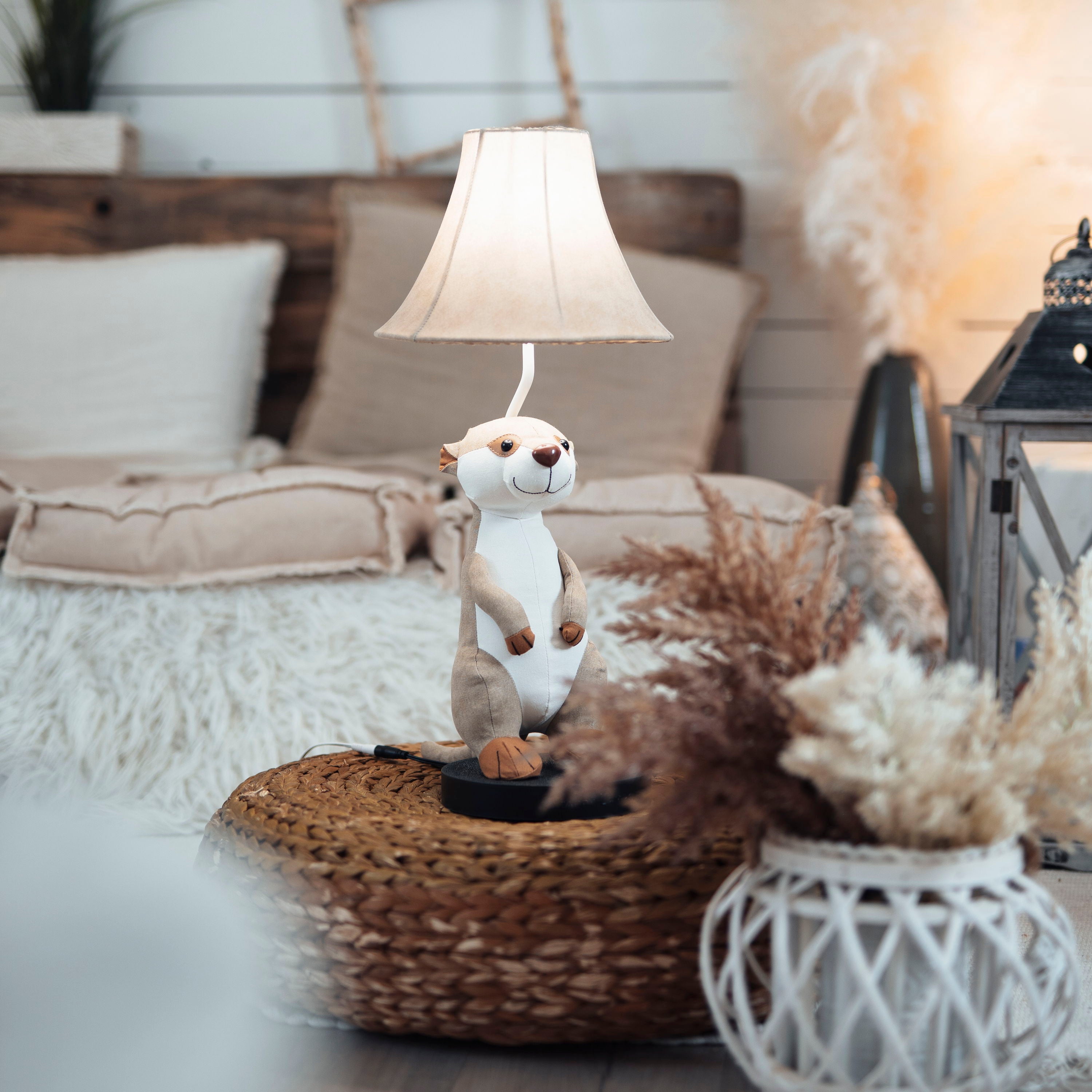 Eddie das Erdmännchen - Stofftierlampe