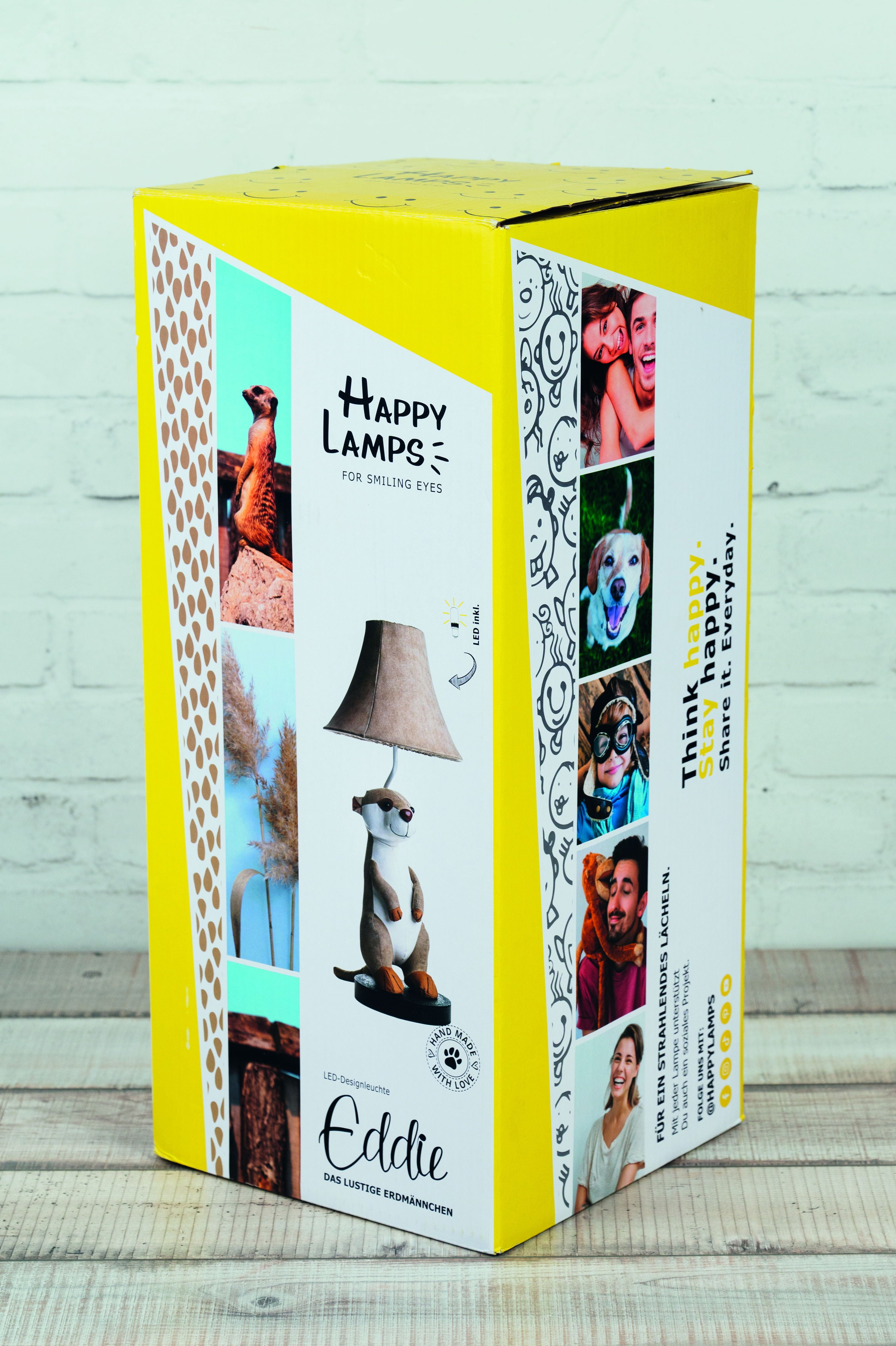 Eddie das Erdmännchen - Stofftierlampe