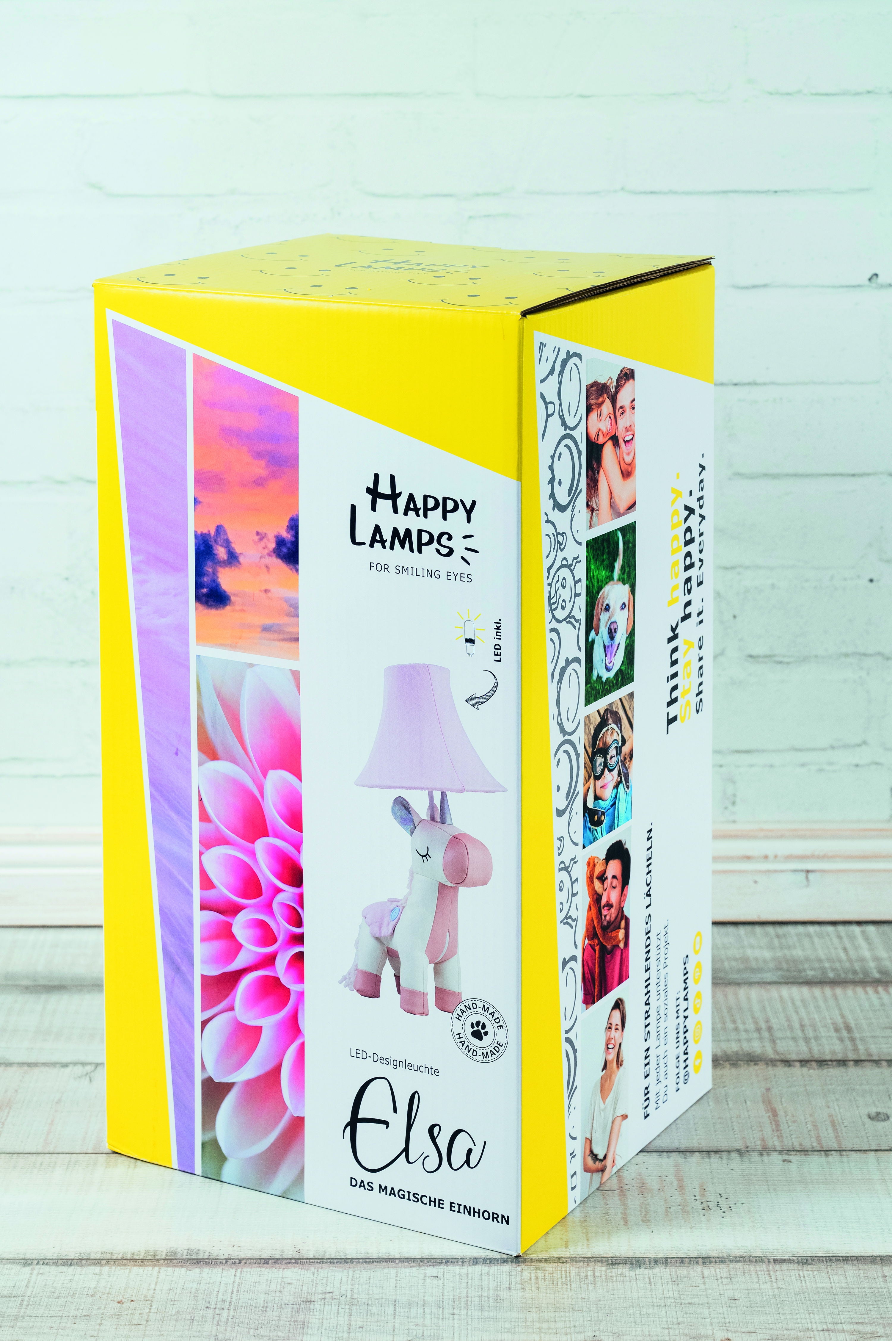 Elsa das Einhorn - Stofftierlampe
