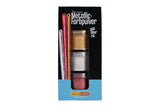 Metallic Farbpulver 3er Set - verschiedene Farben