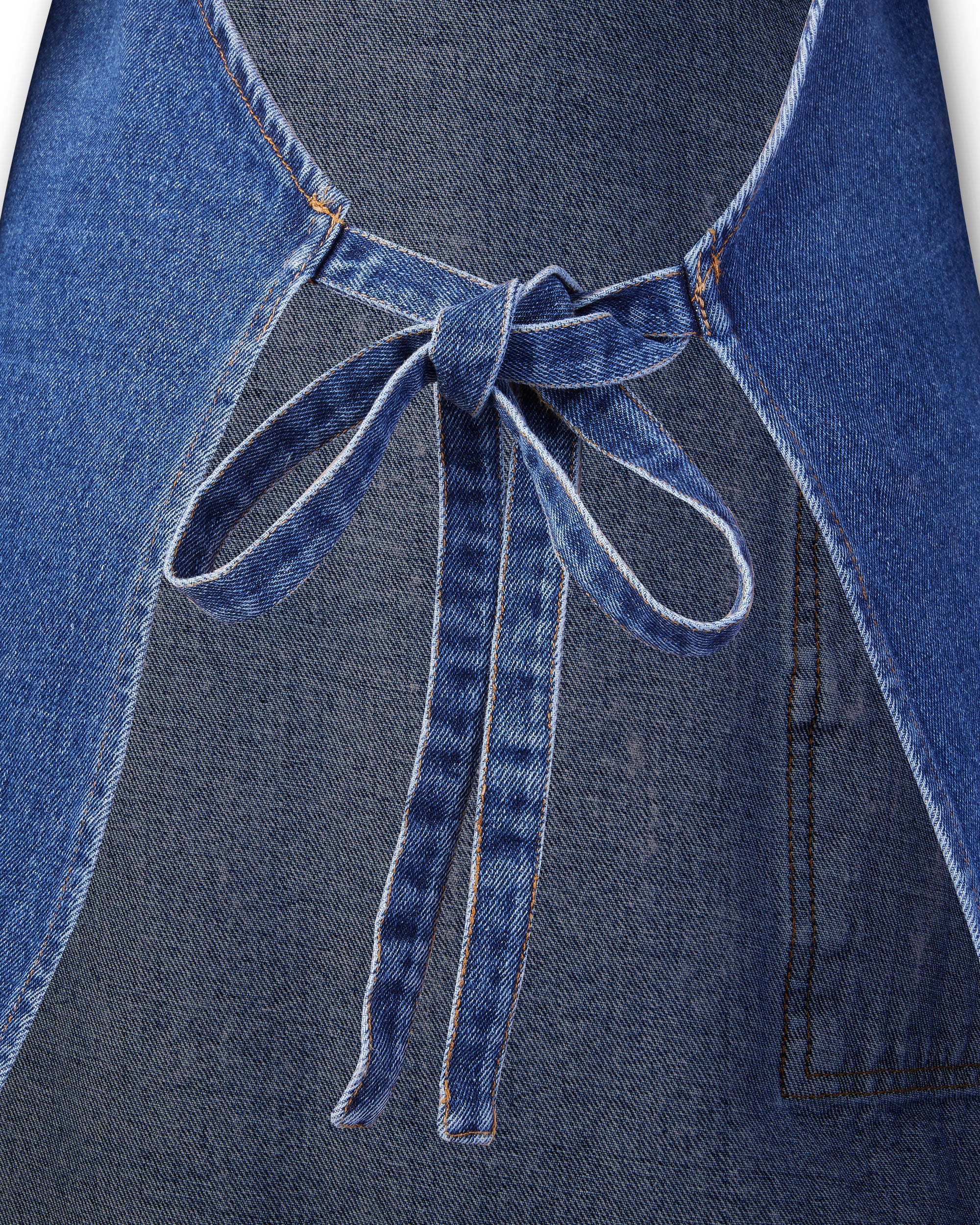 Sallys Jeansschürze - jeansblau