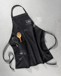 Sallys Jeansschürze - schwarz