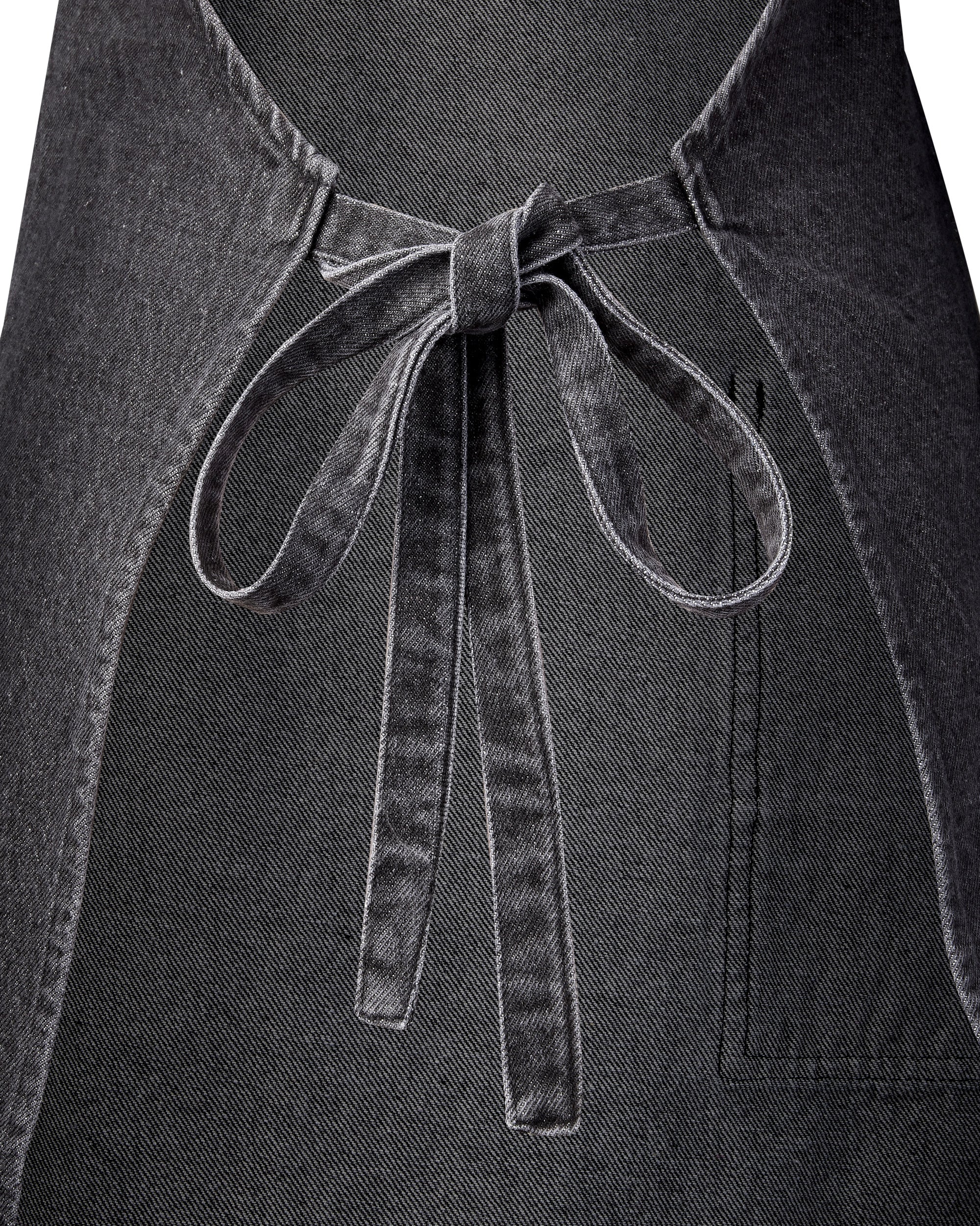 Sallys Jeansschürze - schwarz