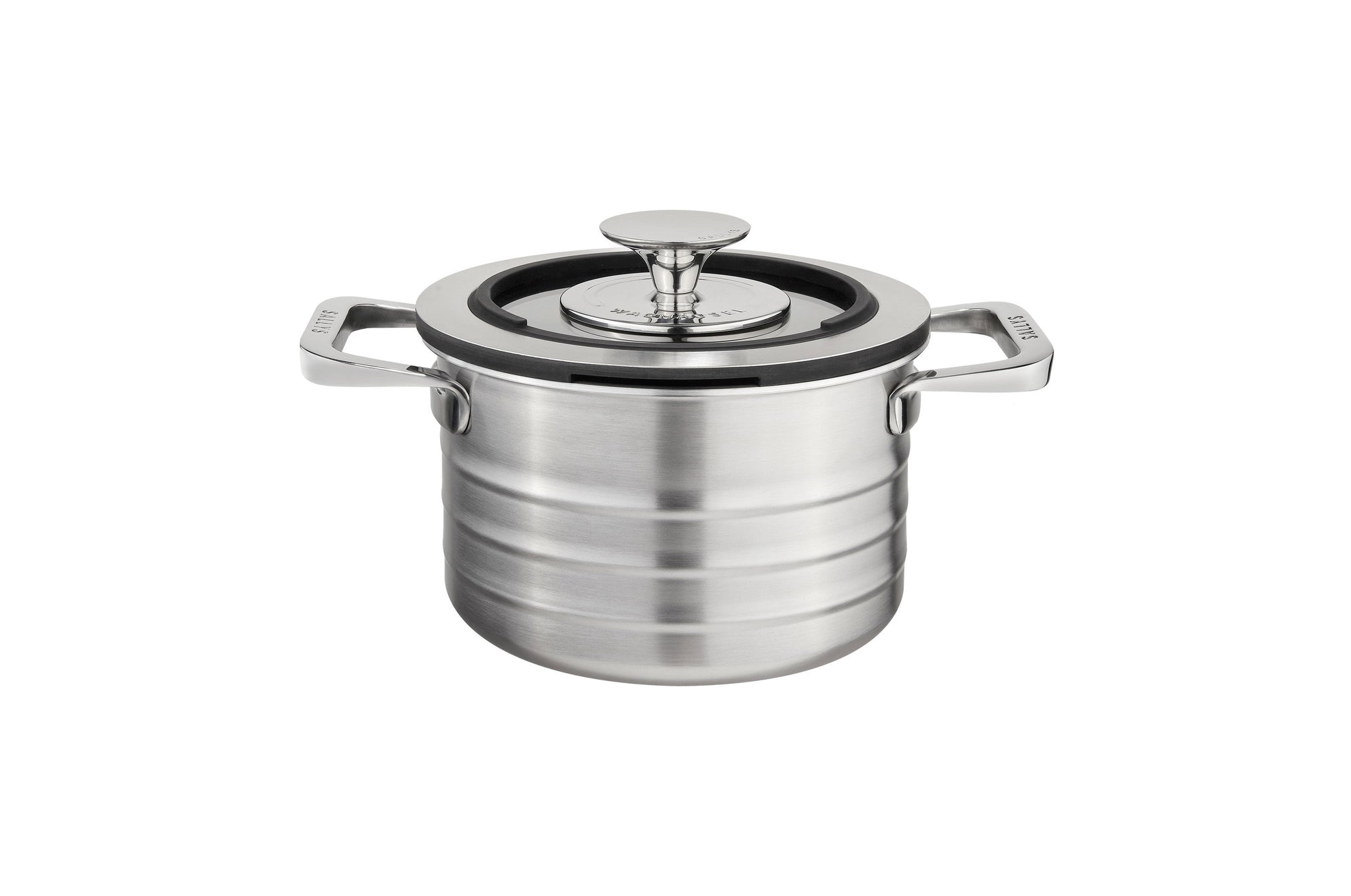 Sallys Edelstahltopf Freisteller 1,7 Liter mit Deckel
