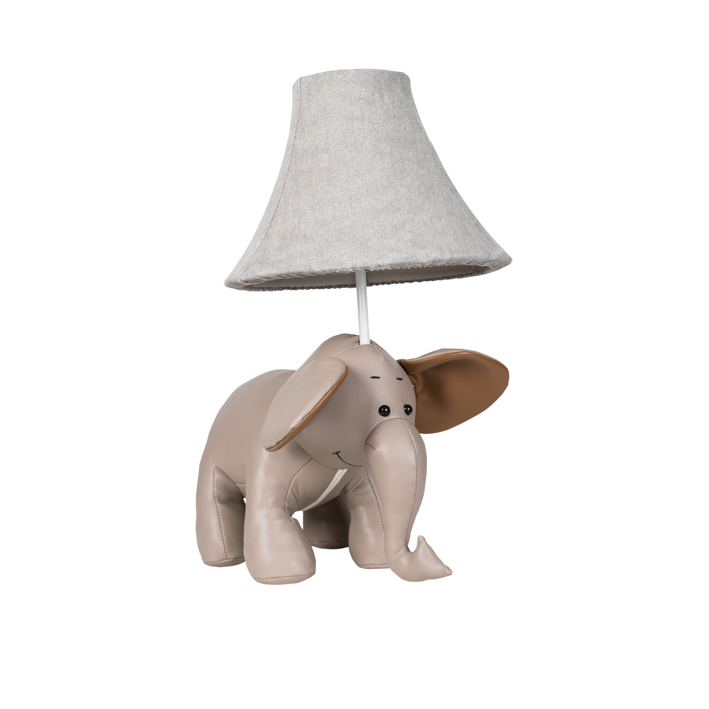 Eine Elefant Stofftierlampe  in Grau