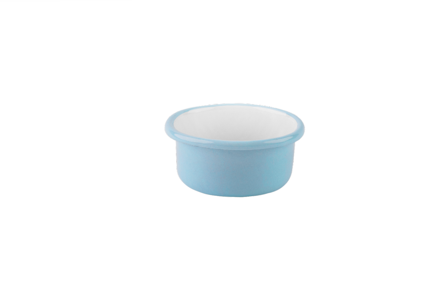 Eine pastellblaue Mini-Tapas-Schale