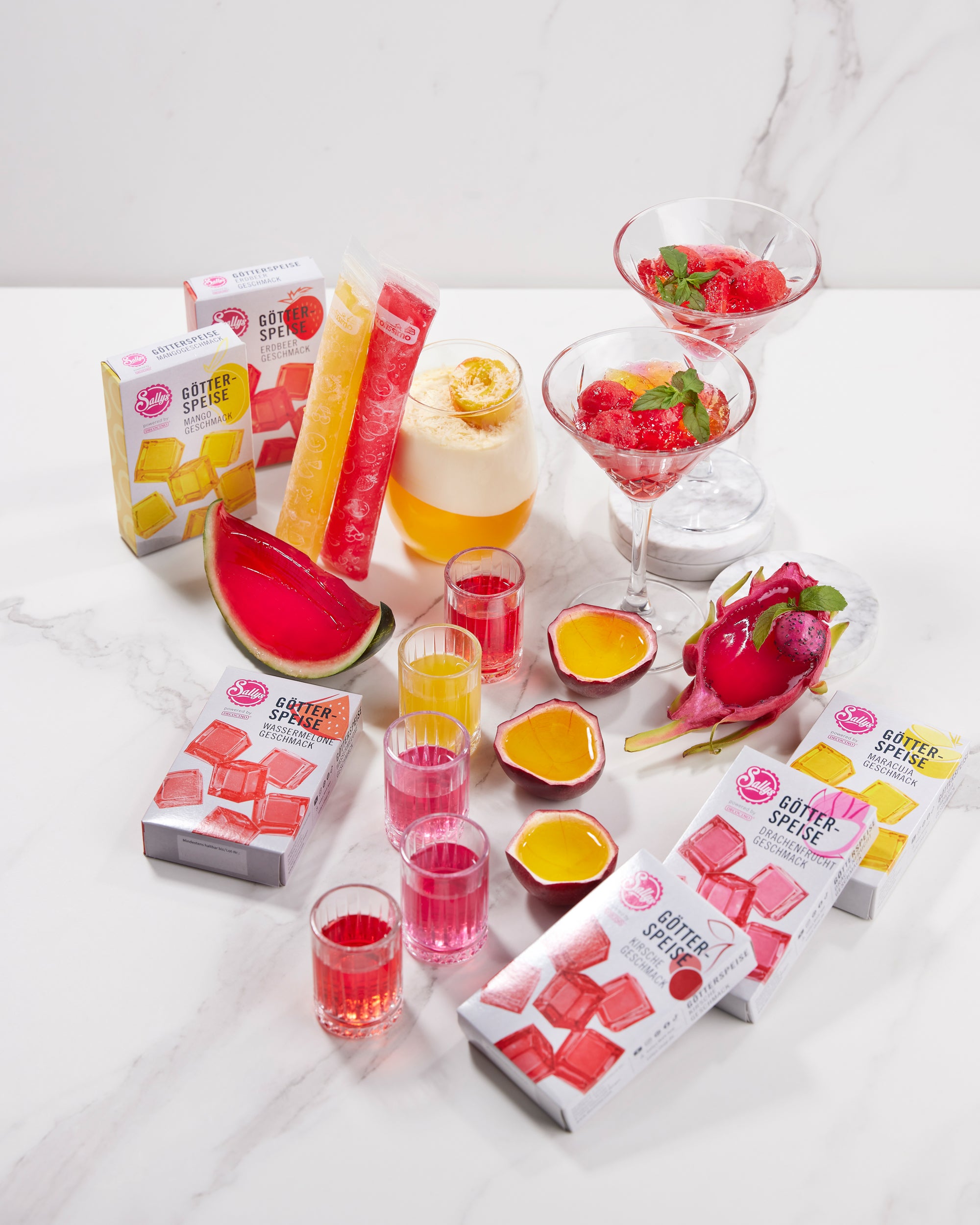 Sallys Götterspeisen-Probierset - 6 kaufen, nur 5 zahlen!