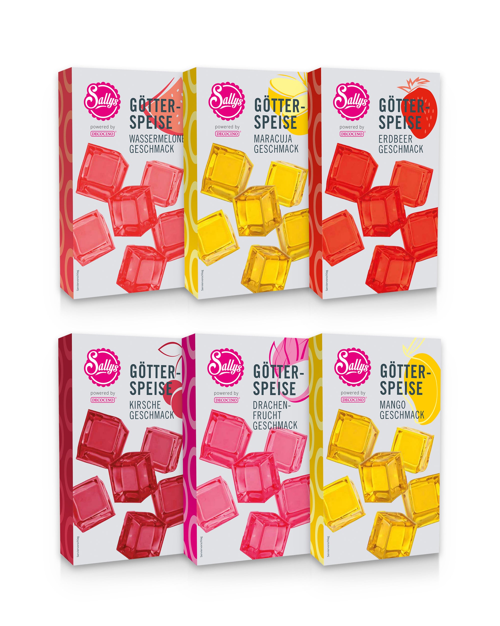 Sallys Götterspeisen-Probierset - 6 kaufen, nur 5 zahlen!