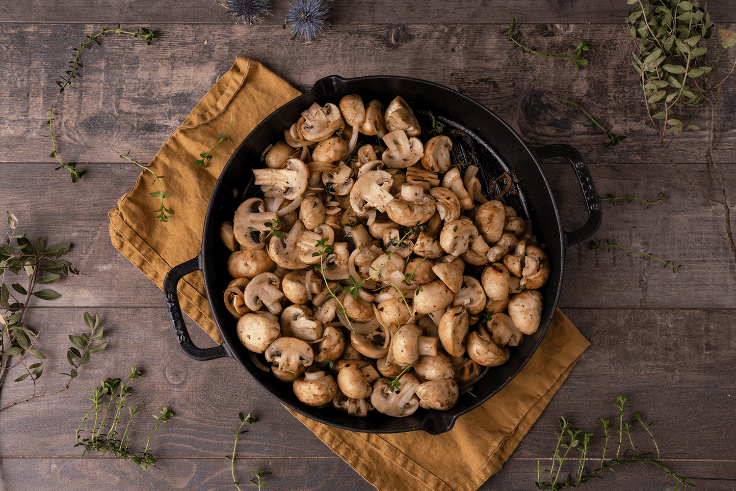 Sallys Gusseisen-Pfanne - rund