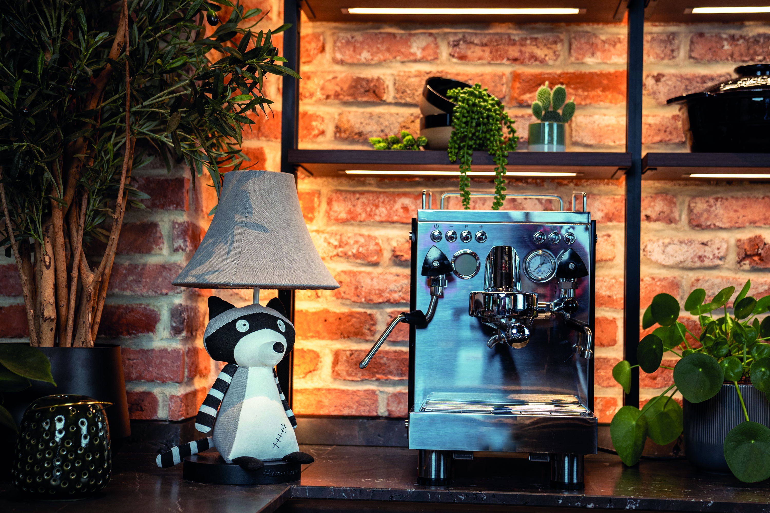 Ben der Waschbär - Stofftierlampe