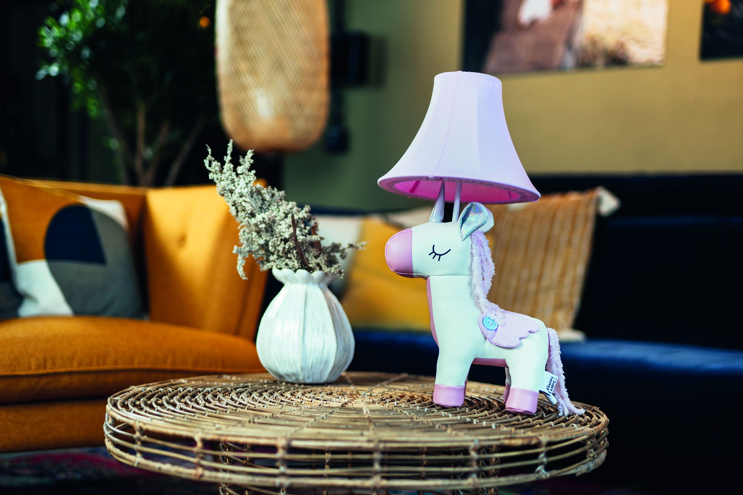 Elsa das Einhorn - Stofftierlampe