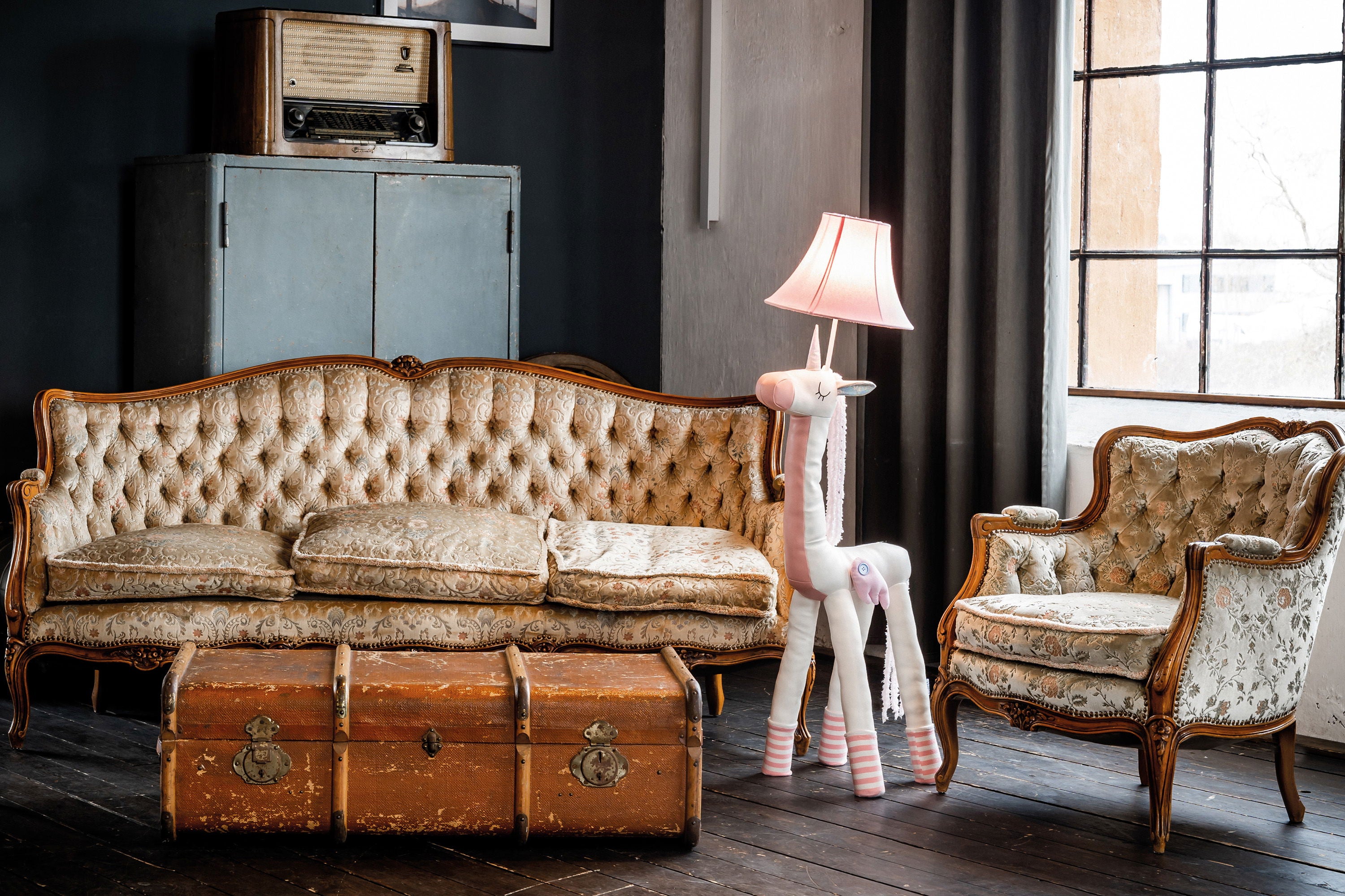 Bonita das Einhorn - Stofftierlampe