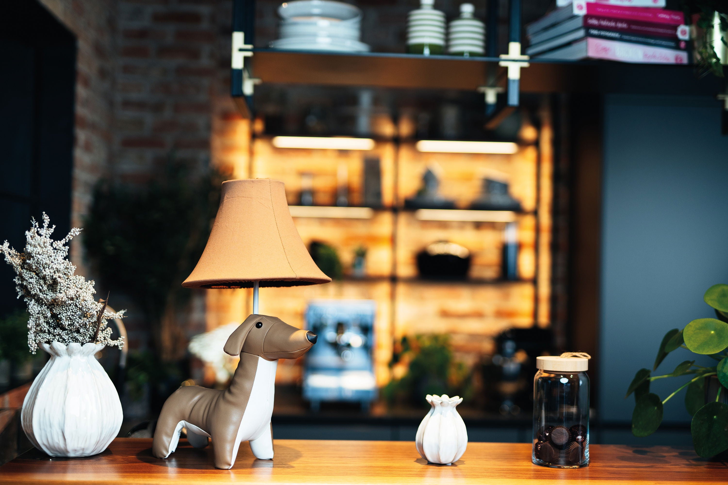 Waldi der Dackel - Stofftierlampe