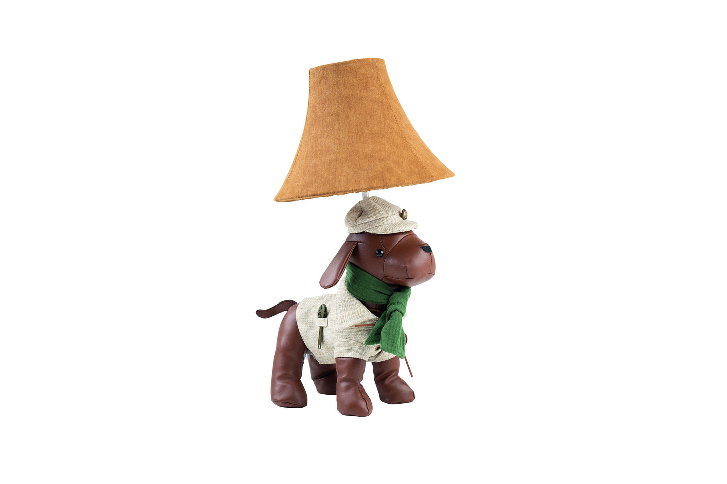 Eine Jagdhund-Lampe