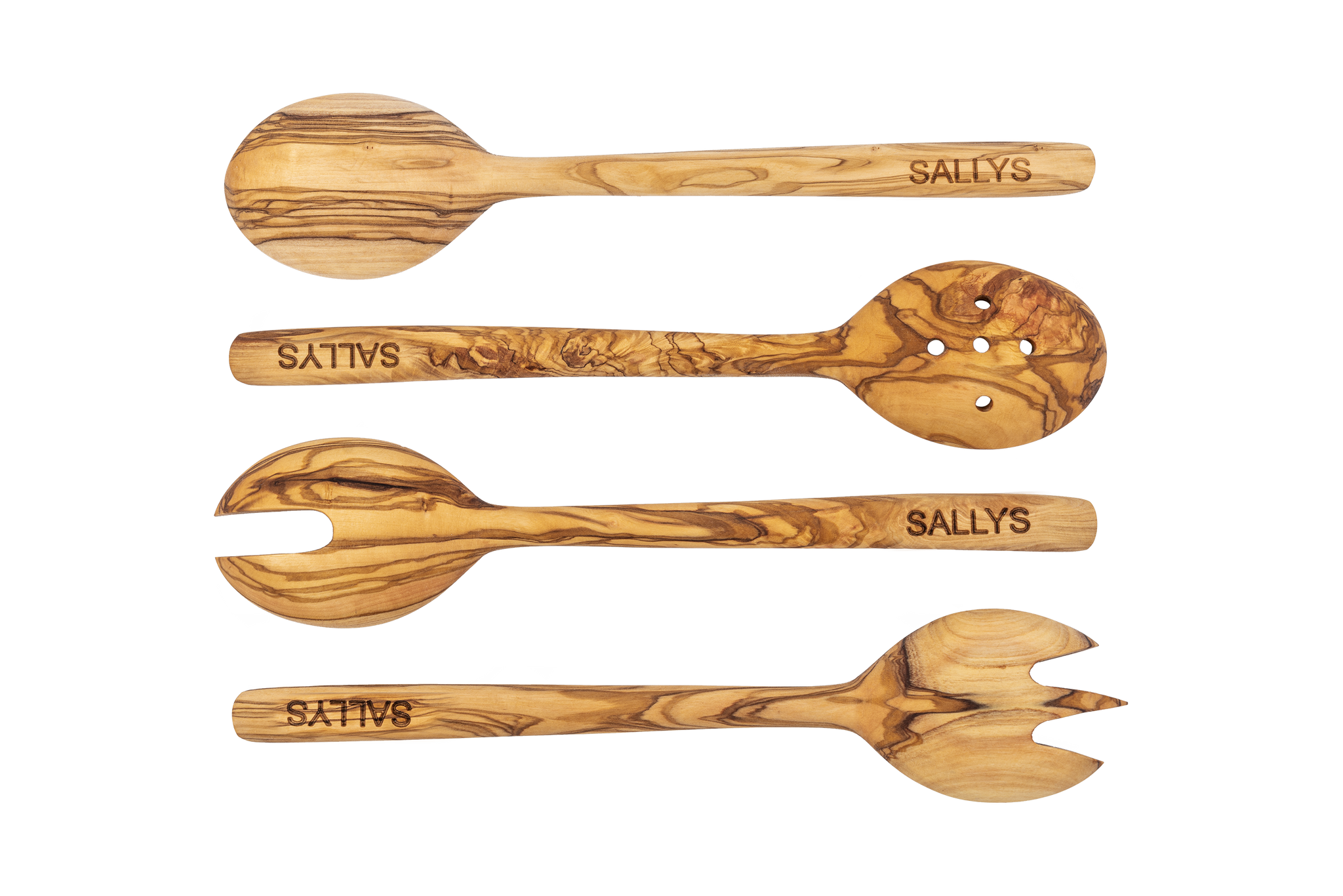 Sallys Holzbesteck 4-teilig