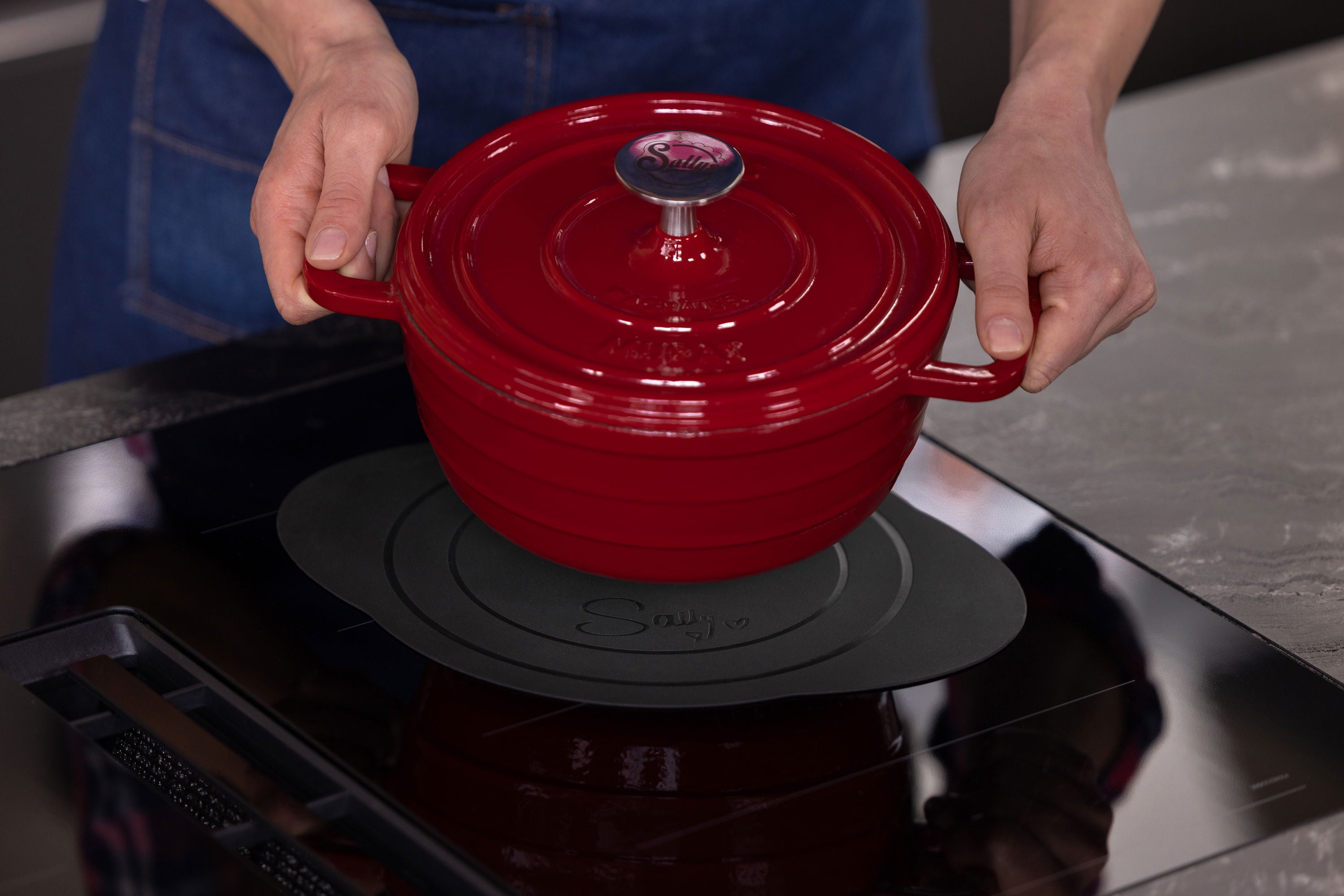 Sallys Induktionsmatte oval