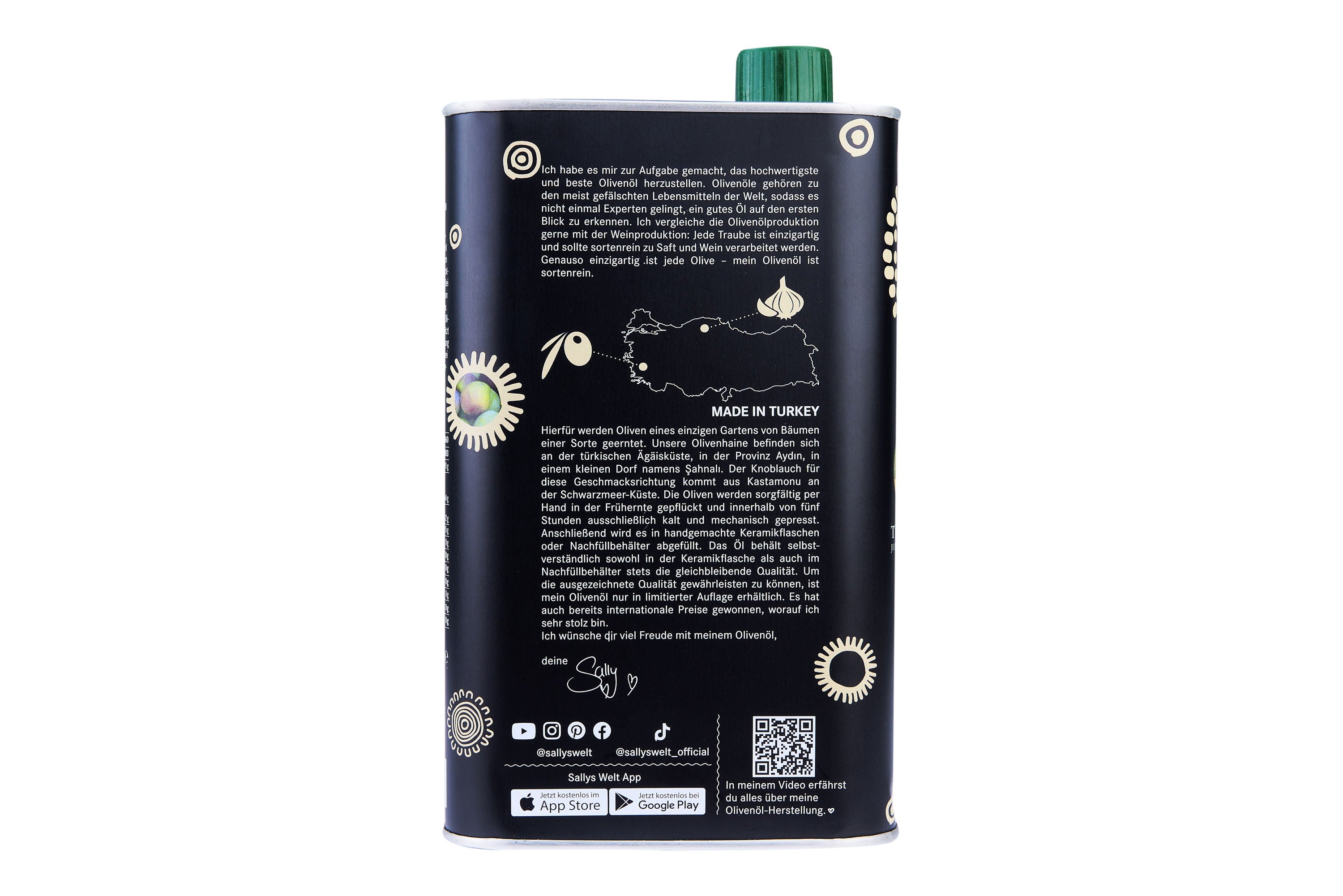 Sallys Knoblauch-Olivenöl Nachfüllkanister