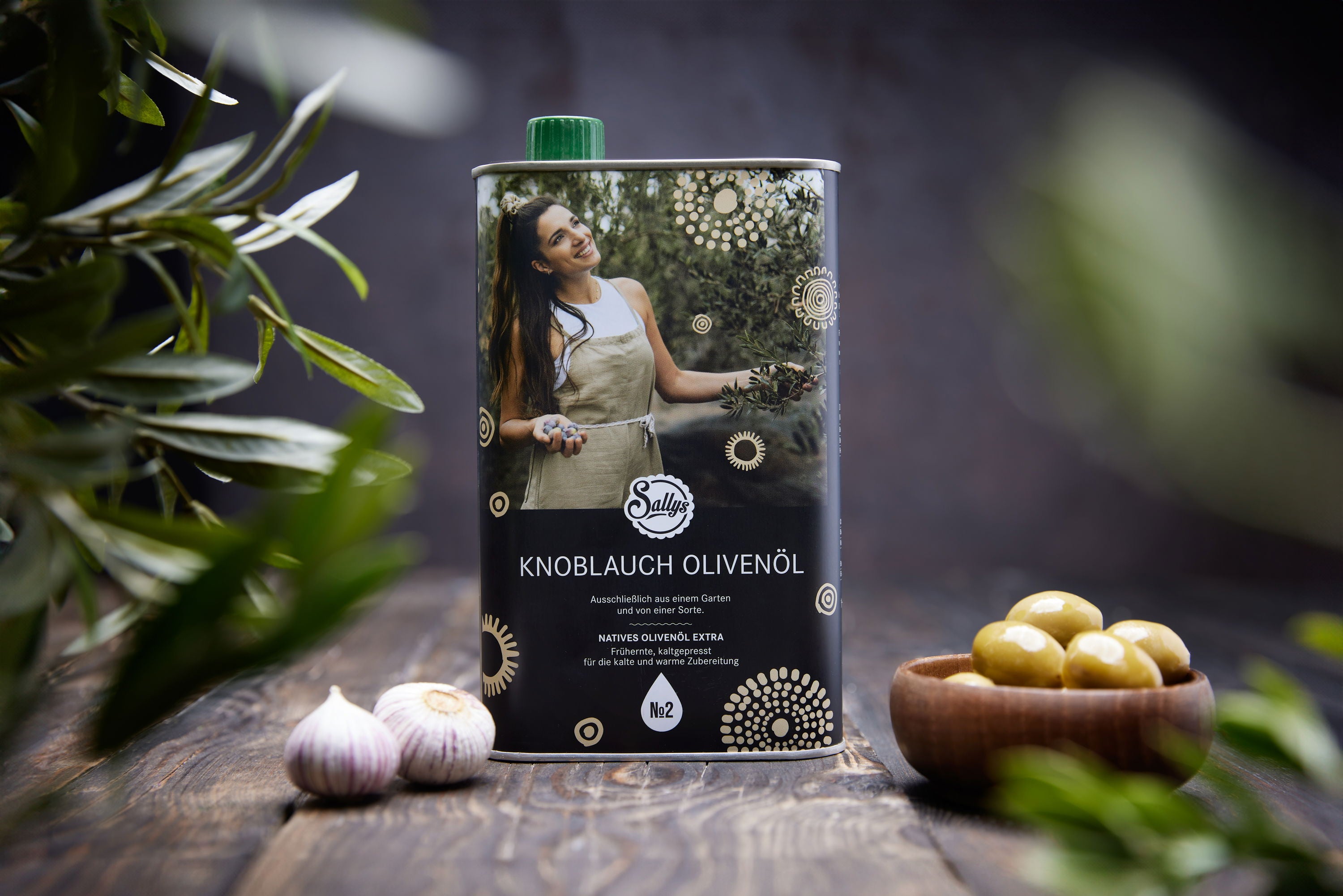 Sallys Knoblauch-Olivenöl Nachfüllkanister