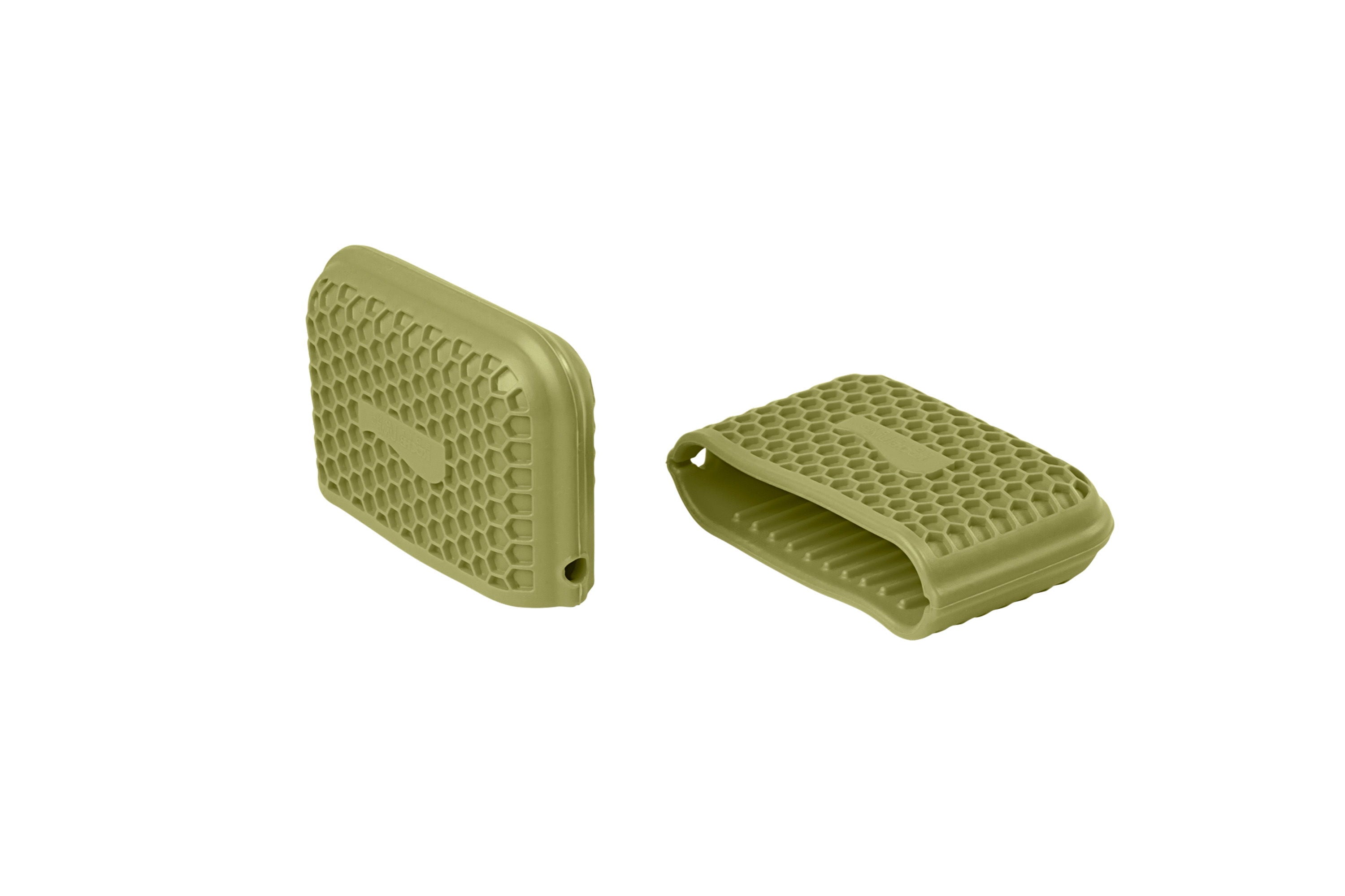 Zwei olivfarbene Griffschütze