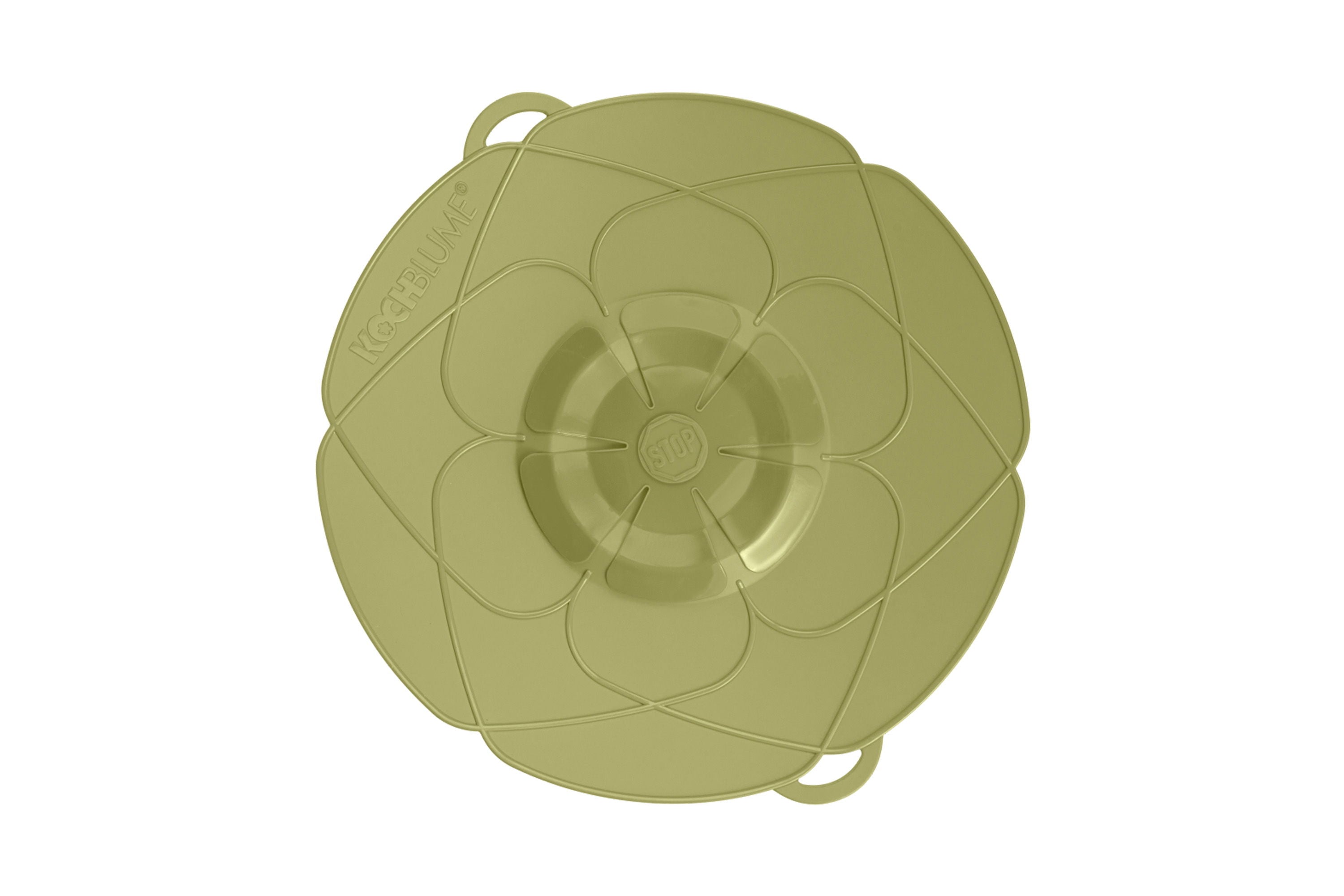Eine Kochblume in L in olive