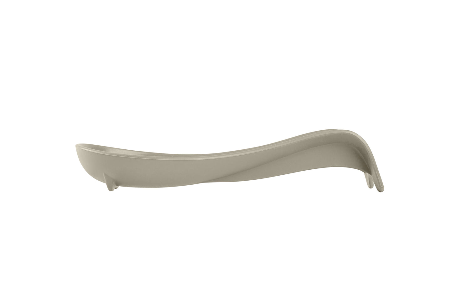 Eine Löffelablage in der Farbe taupe