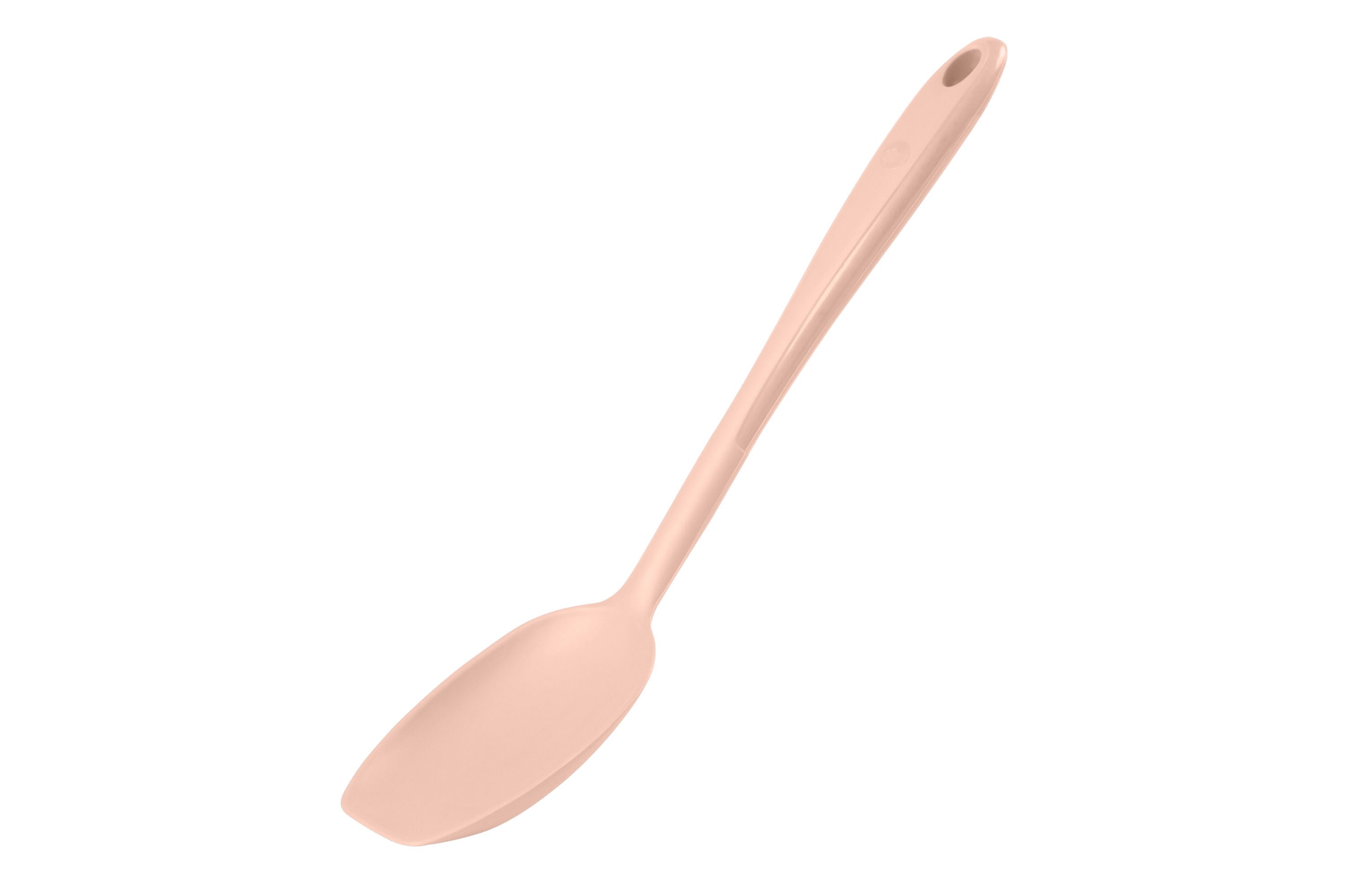 Ein Sossenlöffel in der Farbe altrosa