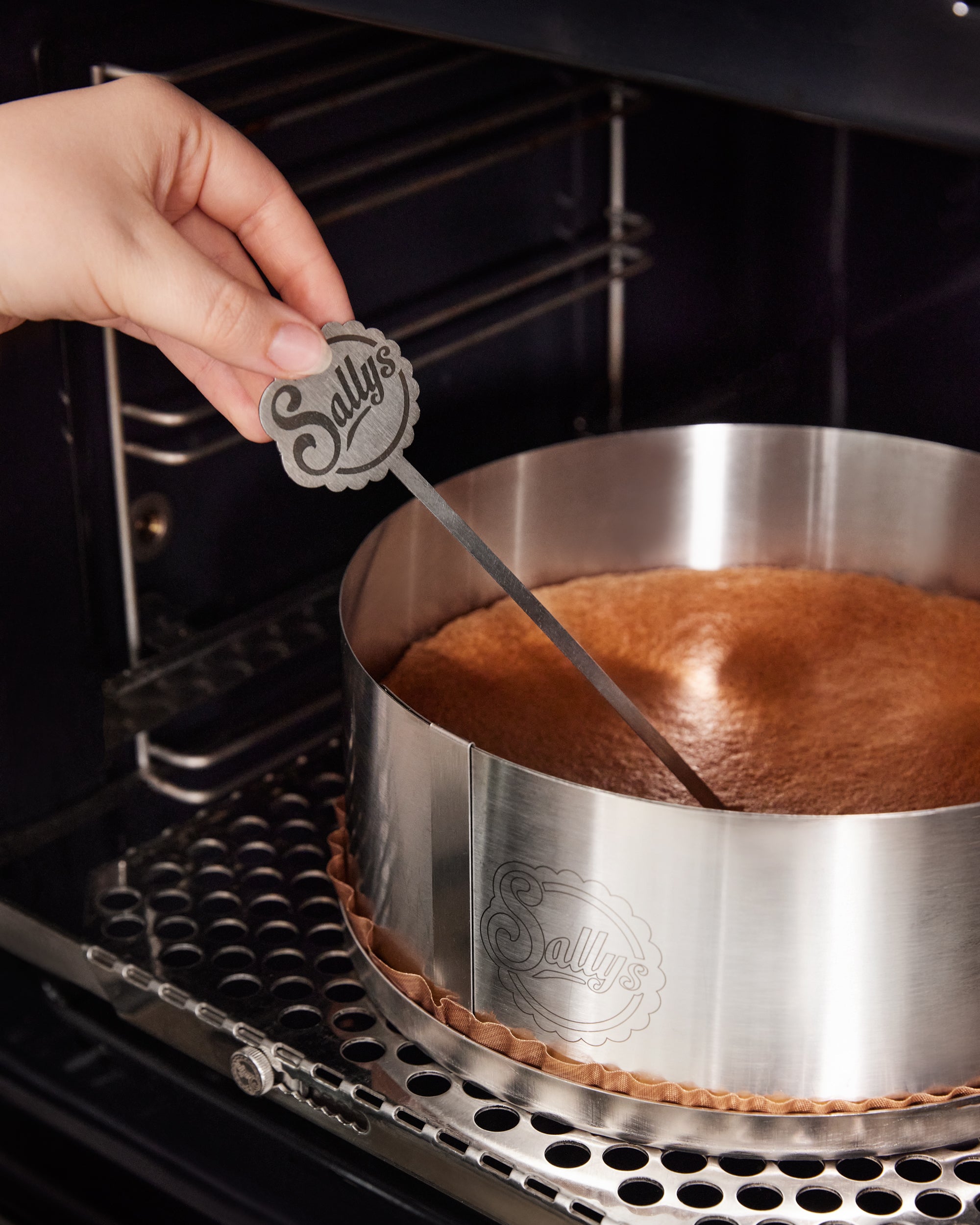 Sallys Kuchentester-Stäbchenprobe