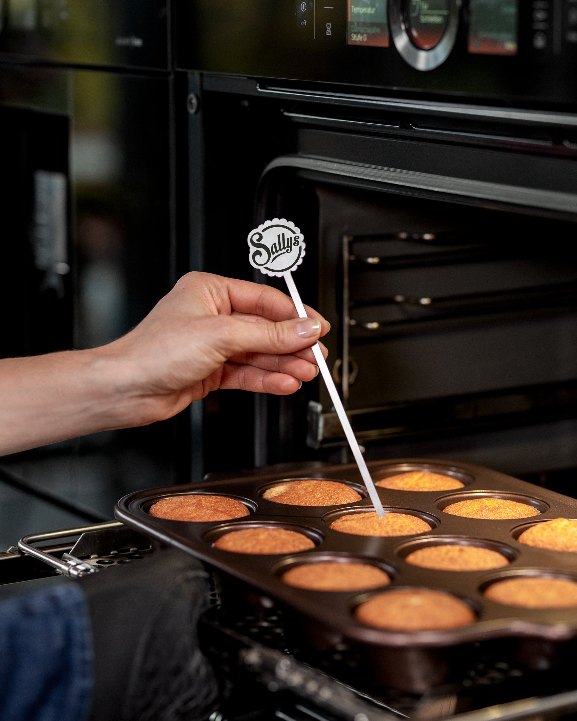 Sallys Kuchentester-Stäbchenprobe