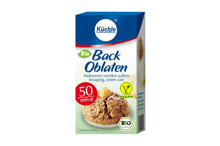 Eine Packung Backoblaten