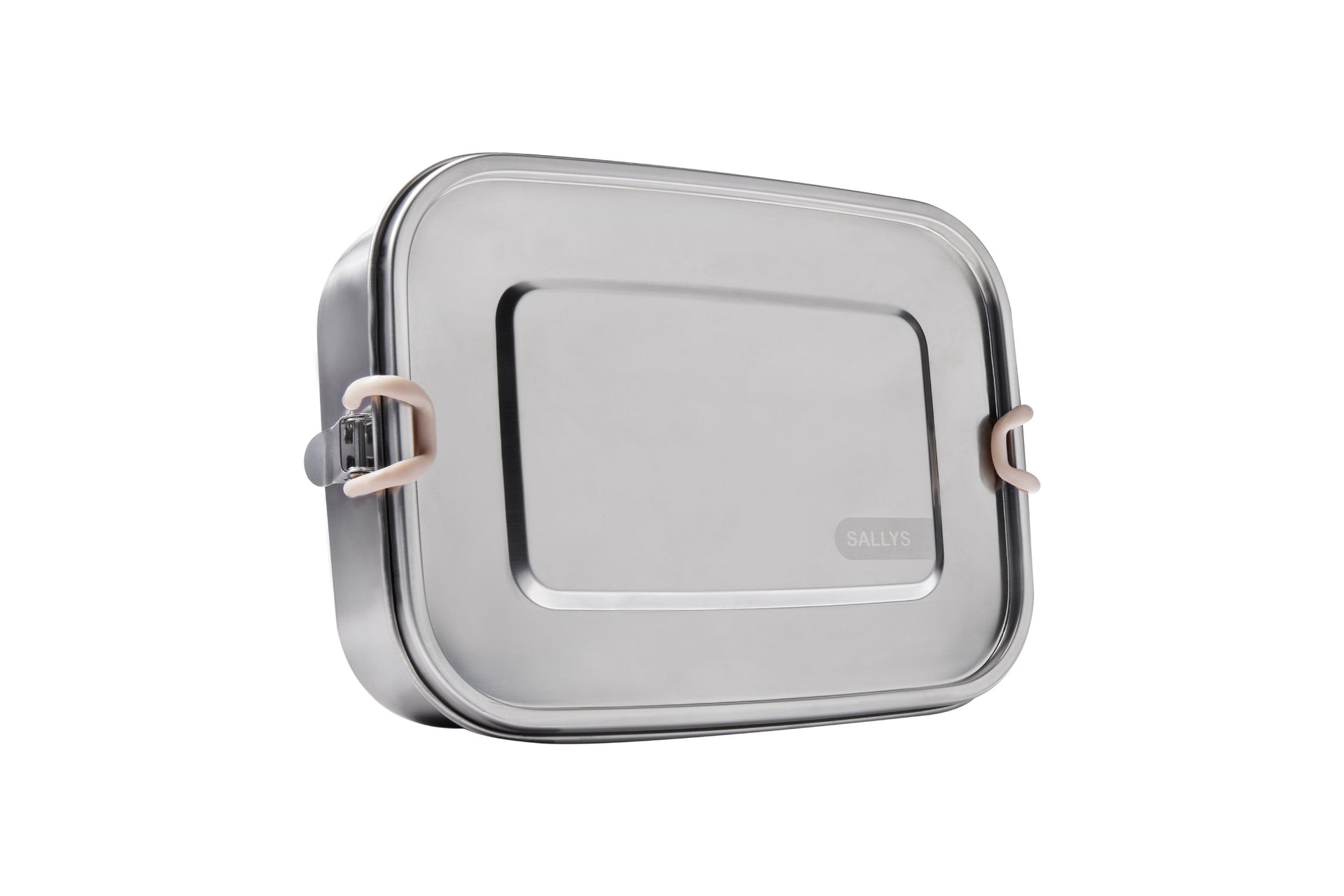 edelstahl lunchbox groß freisteller schräge ansicht geschlossener deckel