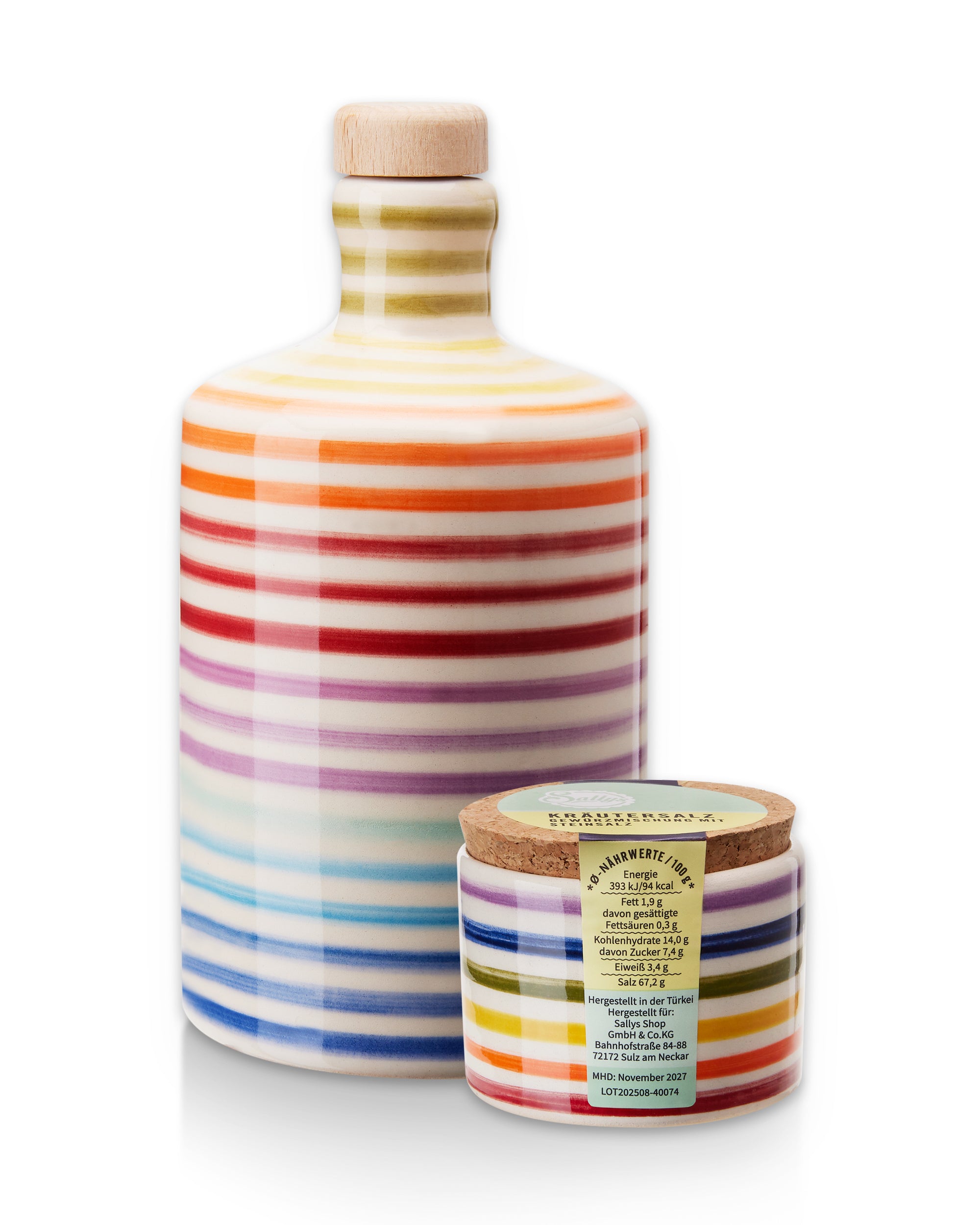 Sallys mediterranes Kräutersalz und Olivenöl-Set