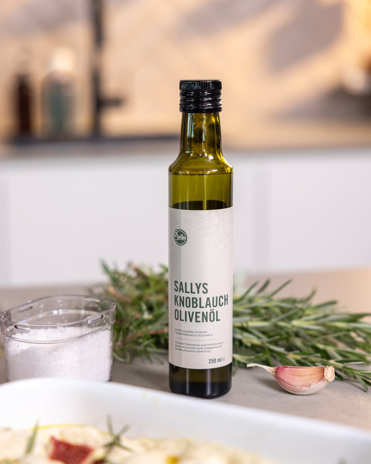 Sallys Knoblauch Olivenöl - 250 ml