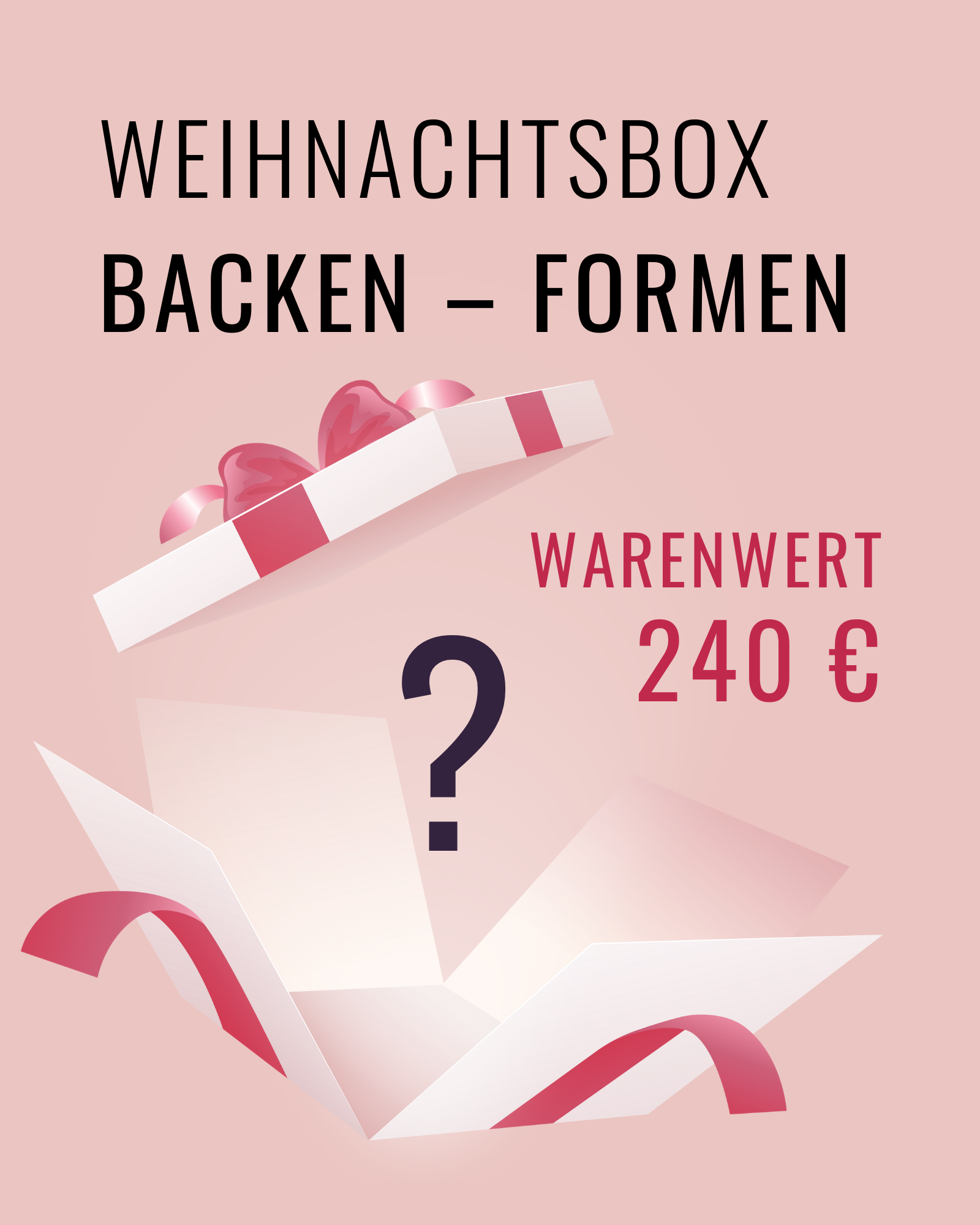 Weihnachtsbox Backen - Formen