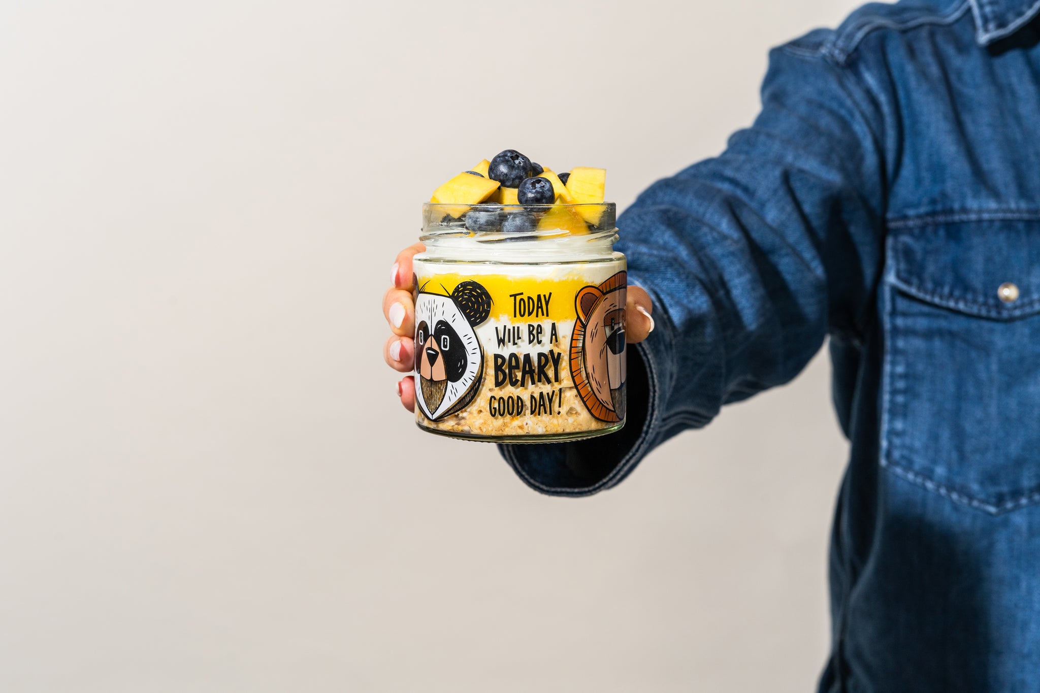 3Bears Community Overnight Oats Glas