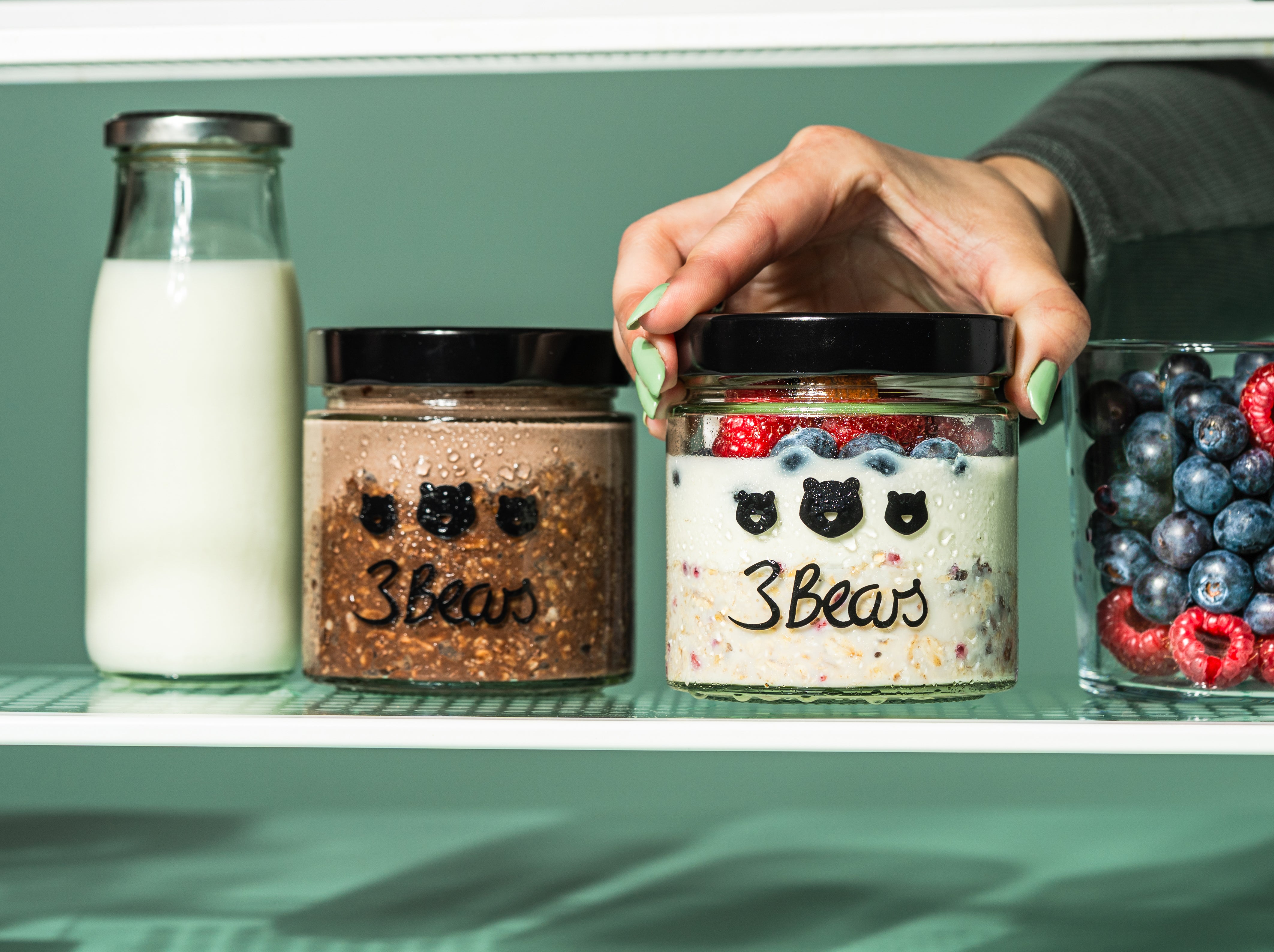 3Bears Standard Overnight Oats Glas