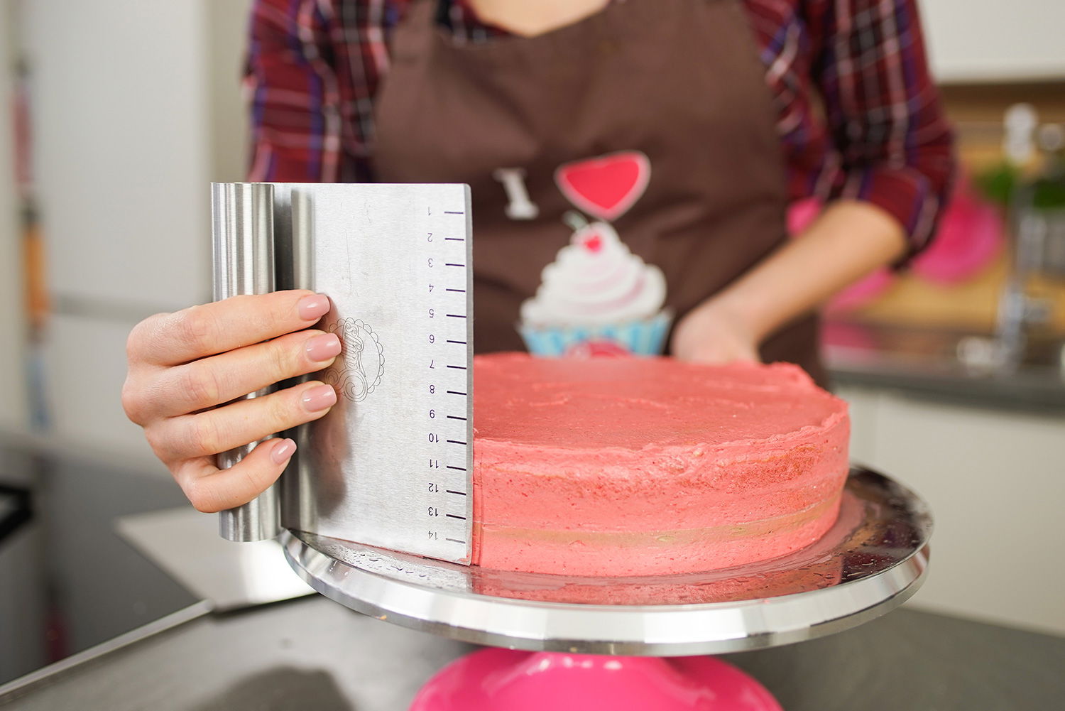 Sallys Edelstahl Teigkarte - klein