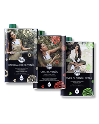 Sallys Olivenöl Nachfüllkanister Sparsets zum Selberwählen (bis 10 Kanister)