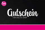 Gutschein - 25-100€ - per E-Mail