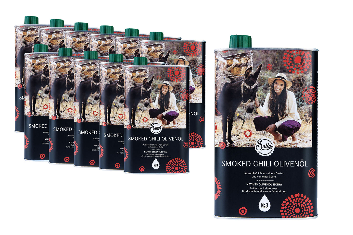 Sallys Geschmacks-Olivenöl Nachfüllkanister Spar-Set