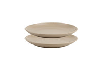 silky glaze kleine teller in desert beige zweier set