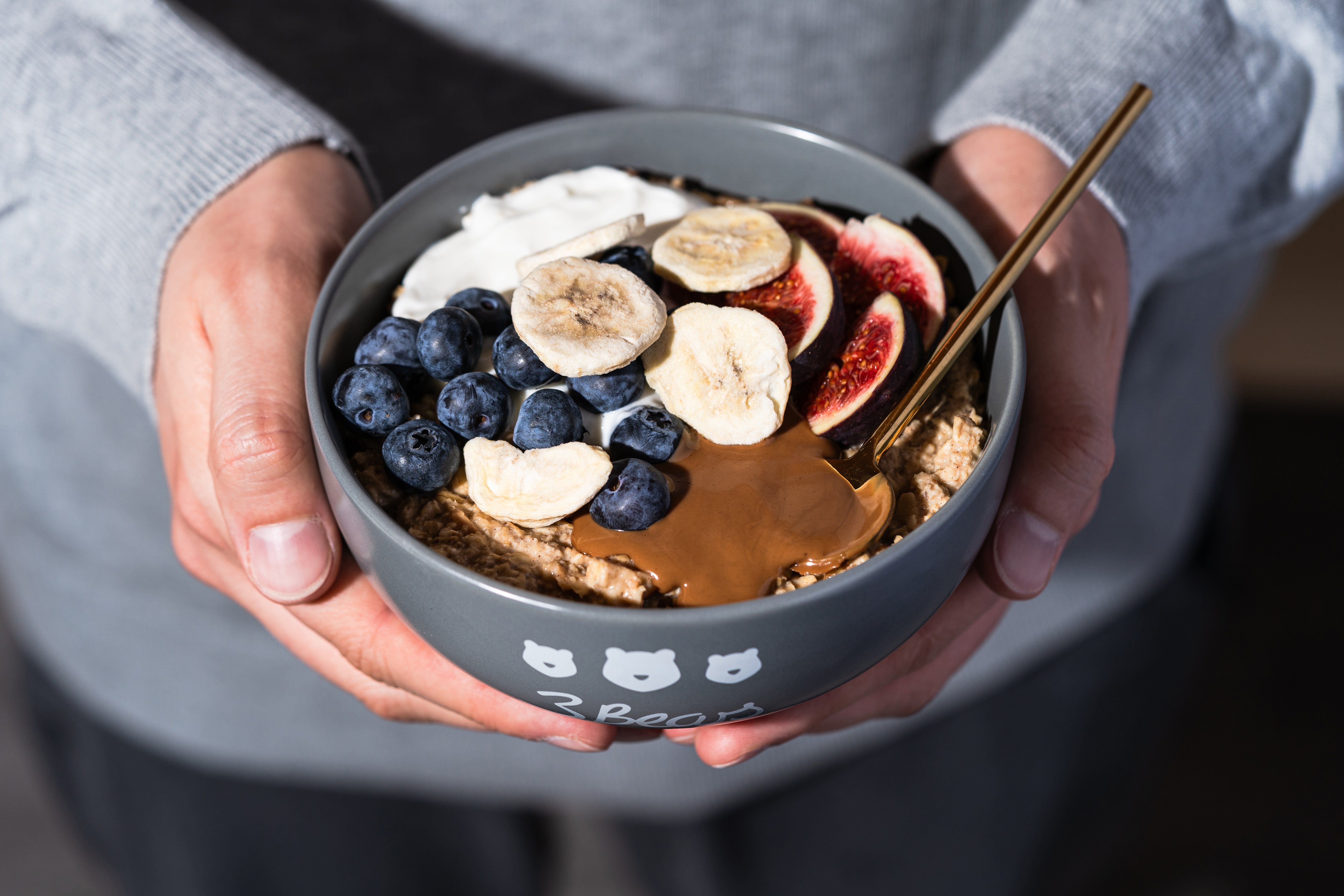 3Bears Porridge Schale anthrazit