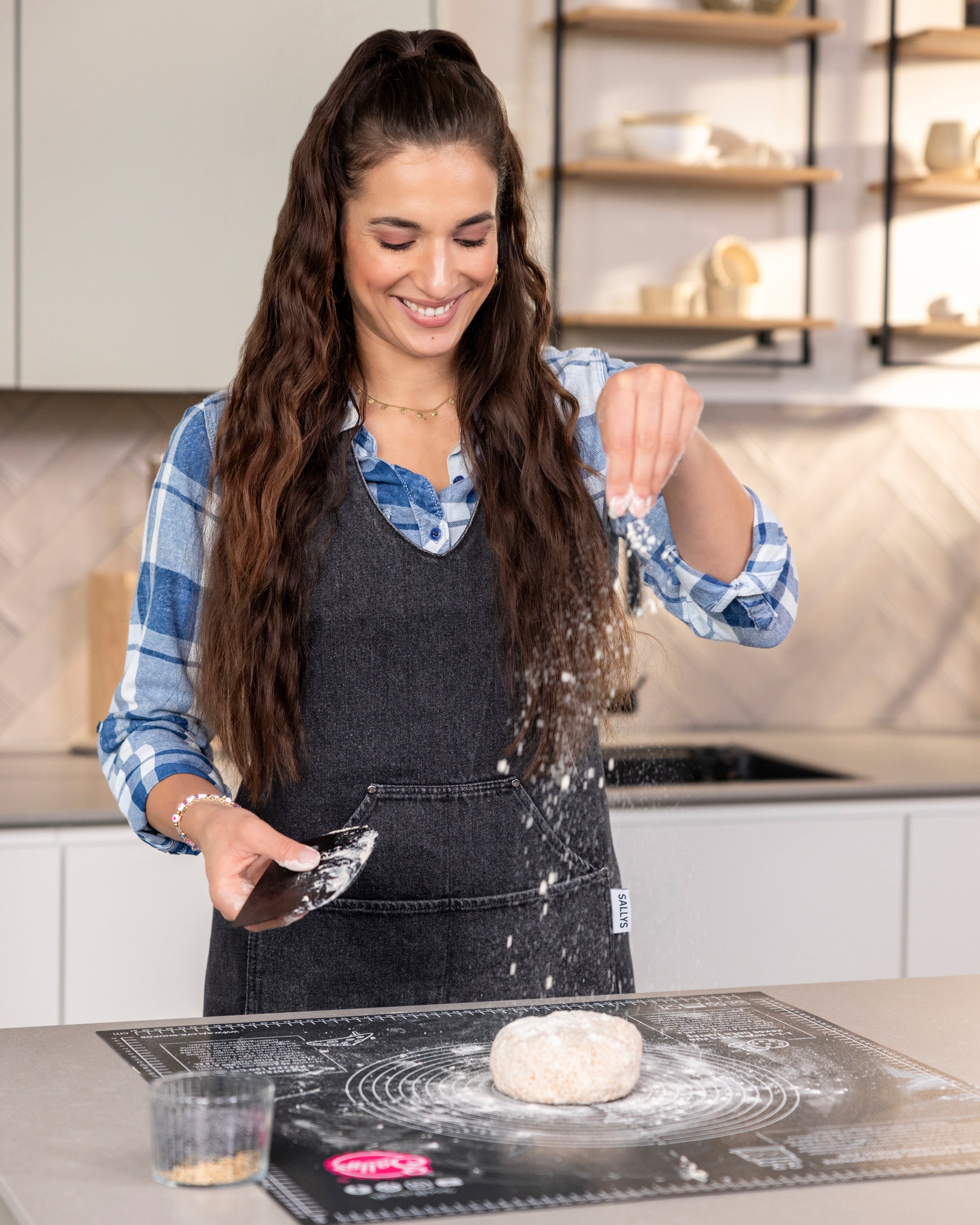 Sallys Silikon Backmatte / Gewebematte