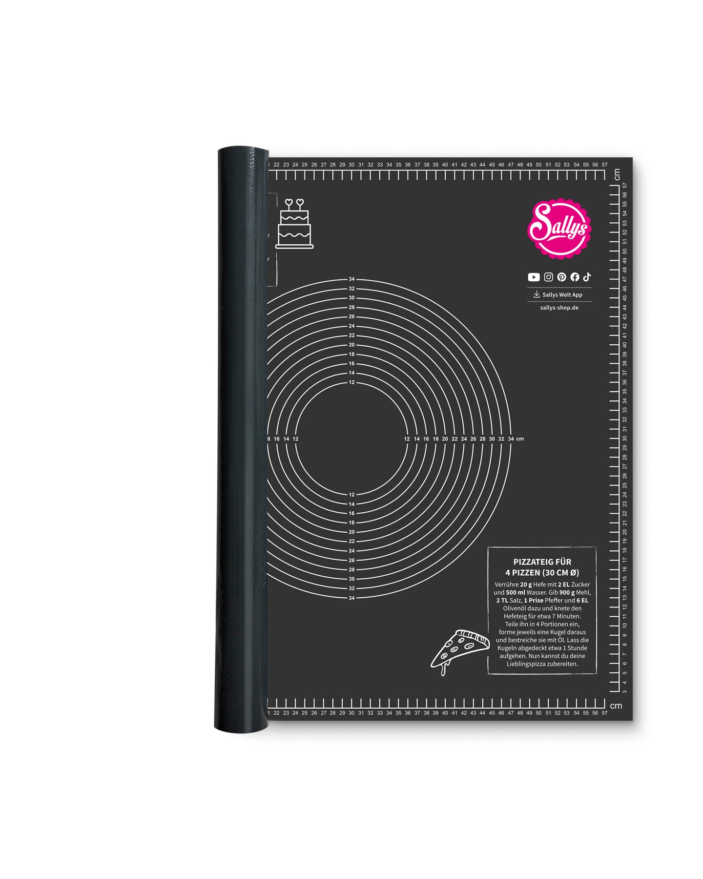 Sallys Silikon Backmatte / Gewebematte