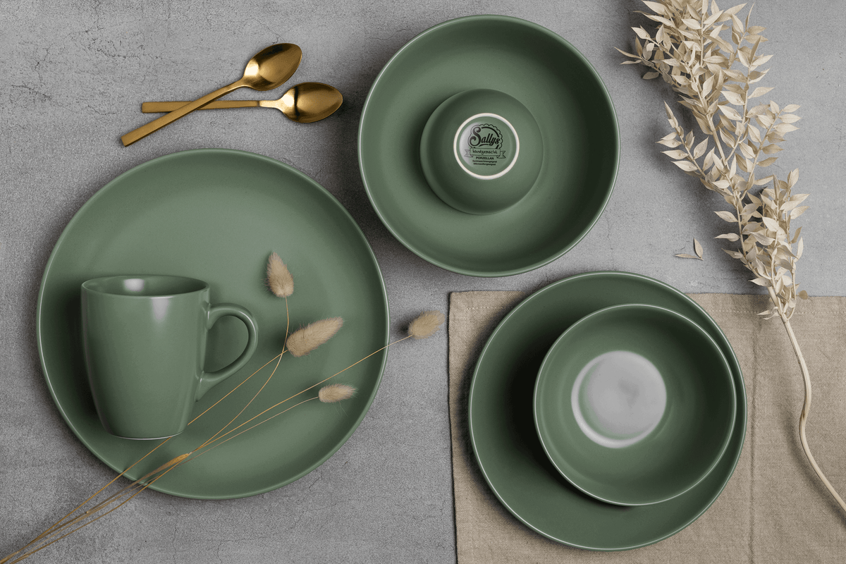 Sallys Silky Glaze Porzellan Geschirr-Set – Sallys Shop