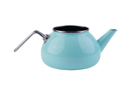 Eine blaue Teekanne