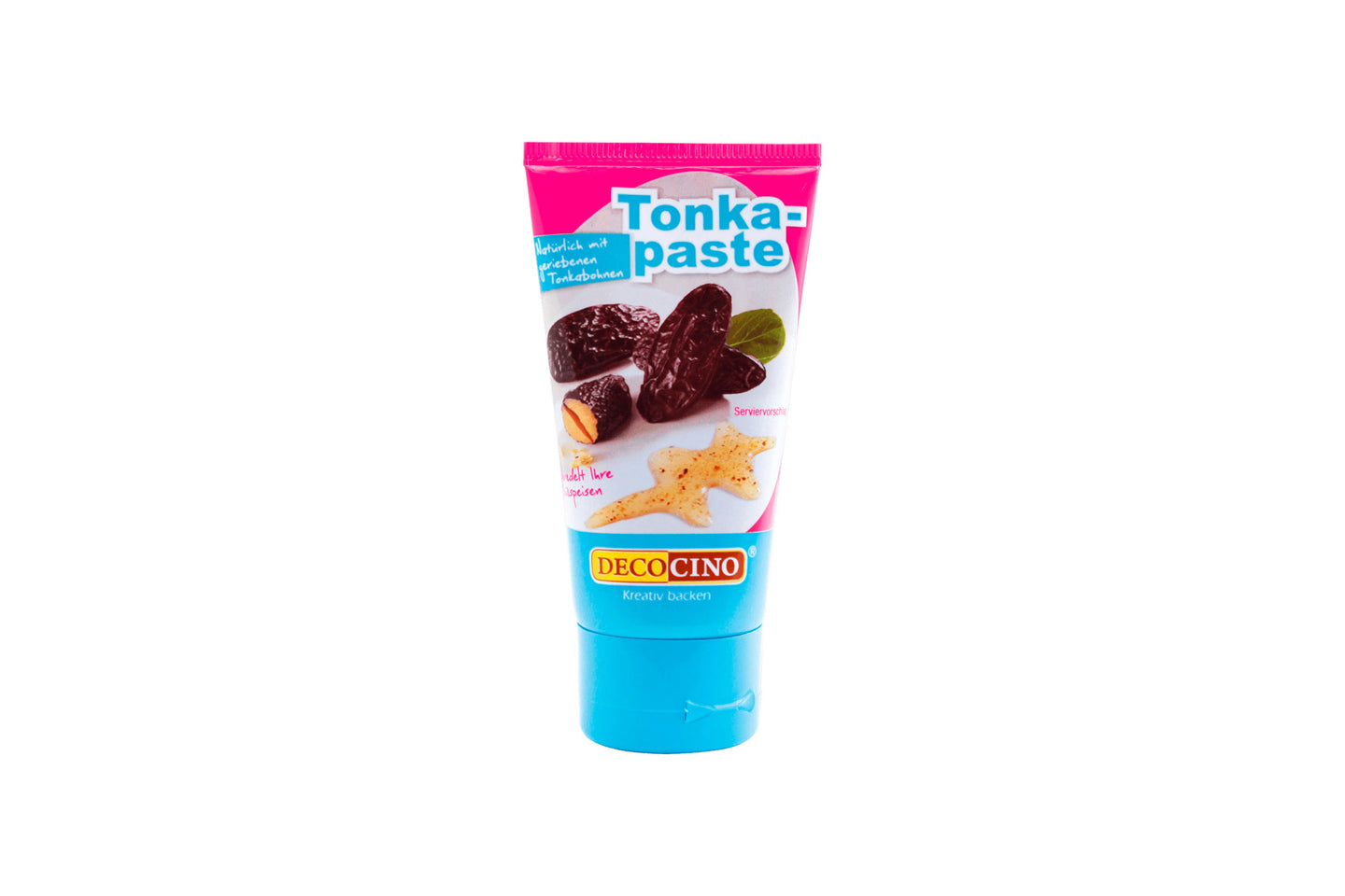 Tonkapaste Tonka Aroma Aromapaste Decocino Freisteller Tube Pink Blau