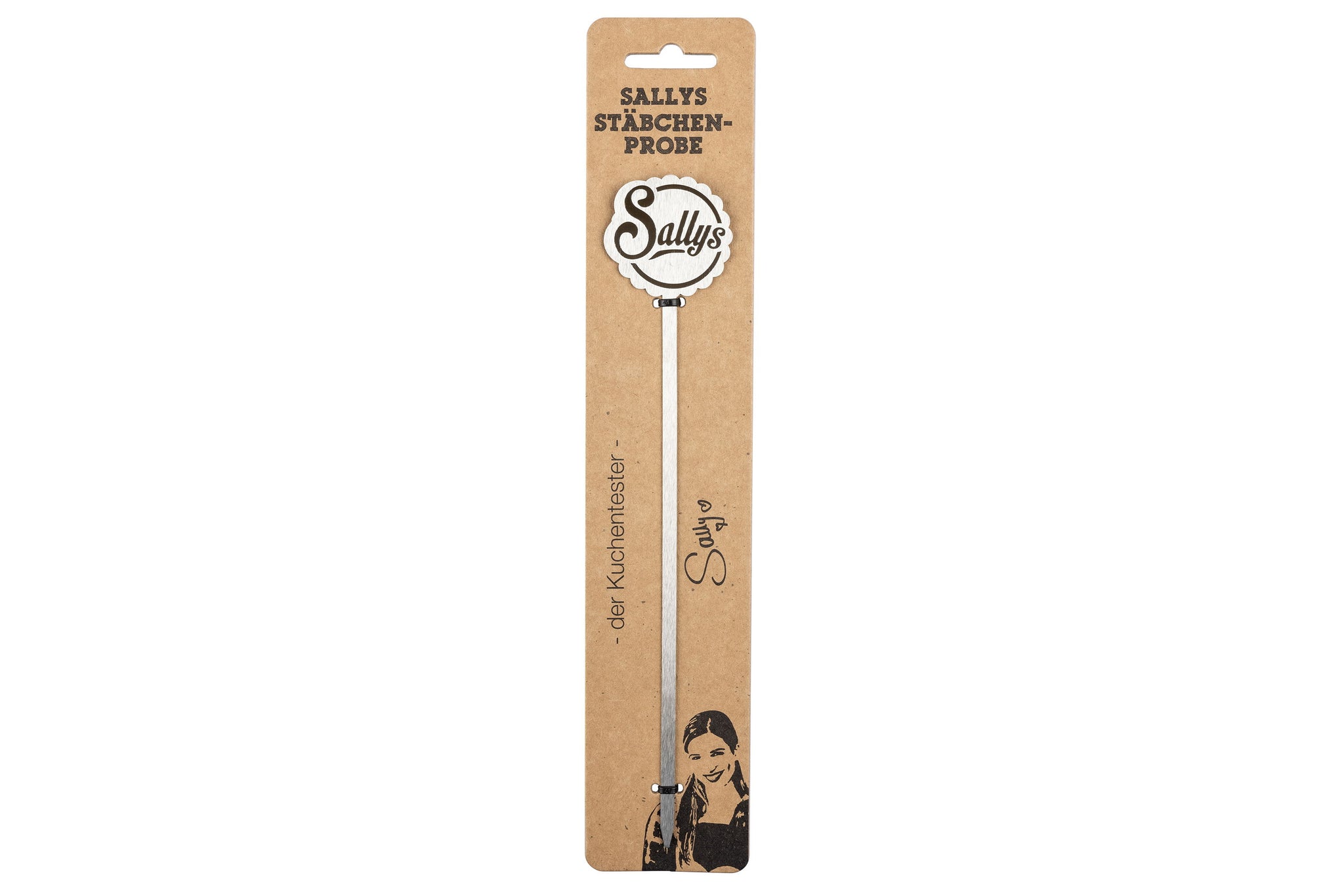 Sallys Kuchentester-Stäbchenprobe