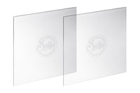 Zwei eckige, durchsichtige Ganaching Boards