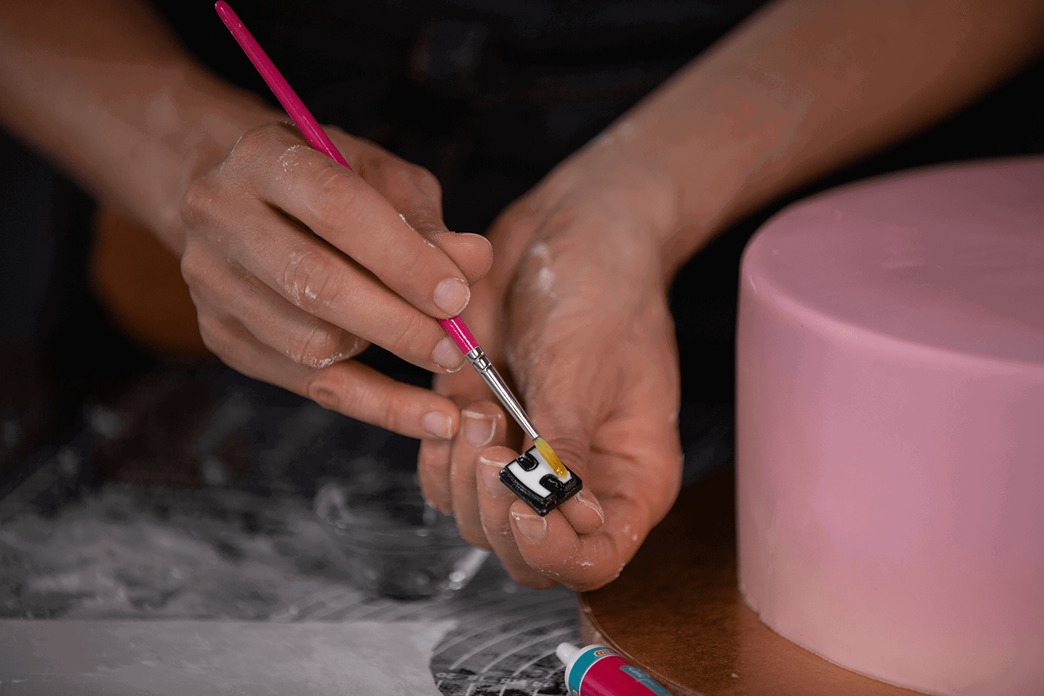 Sallys Buchstabenstempel für Fondanttorten