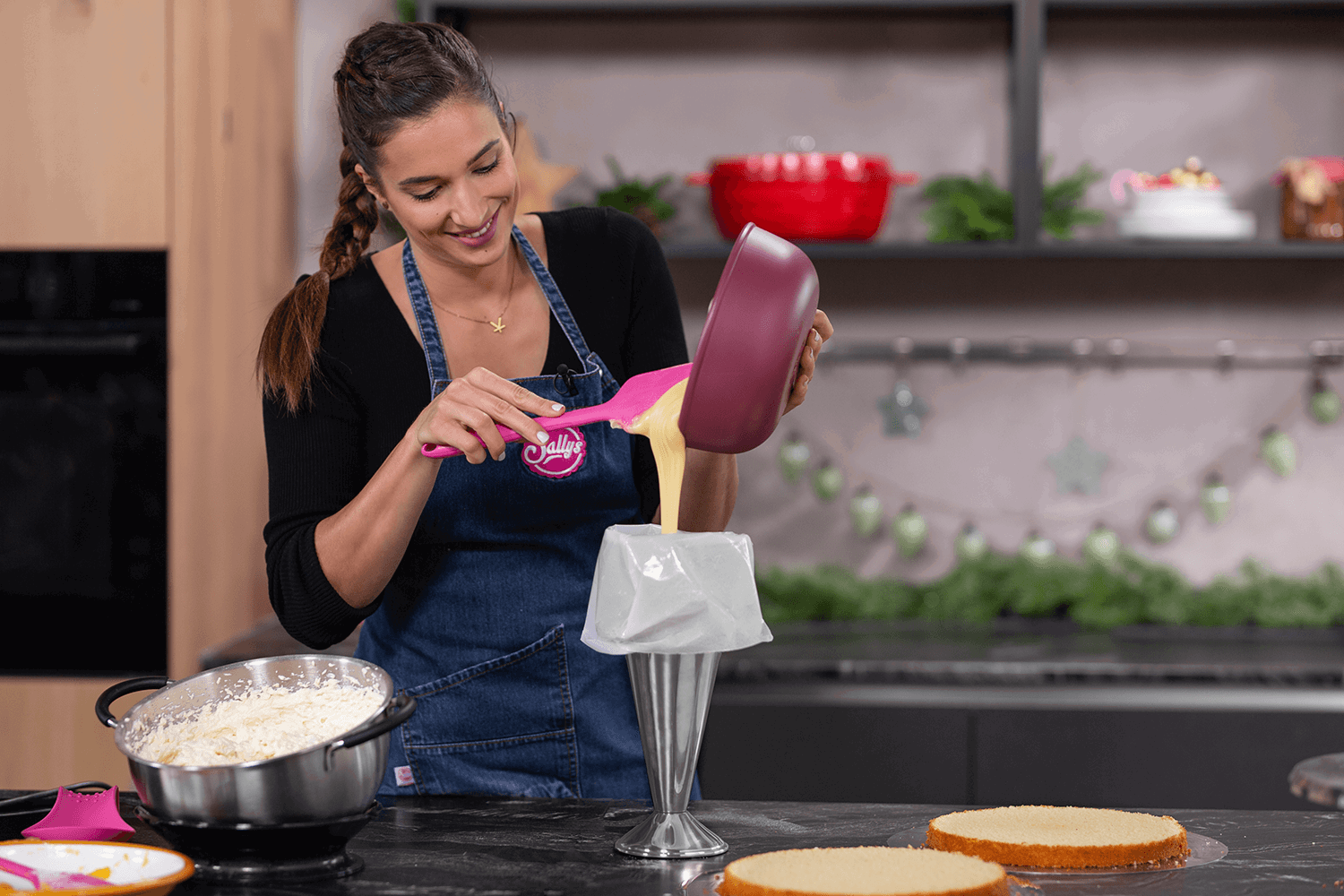 Sallys Spritzbeutelständer Edelstahl